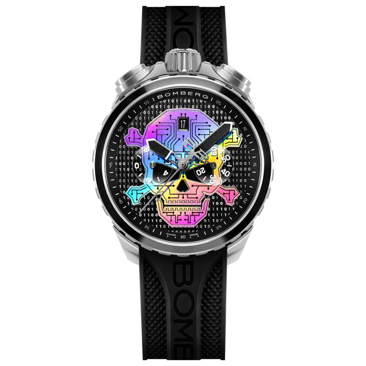 שעון Bomberg דגם BOLT-68 Heritage לגברים 45 מ״מ קוורץ
