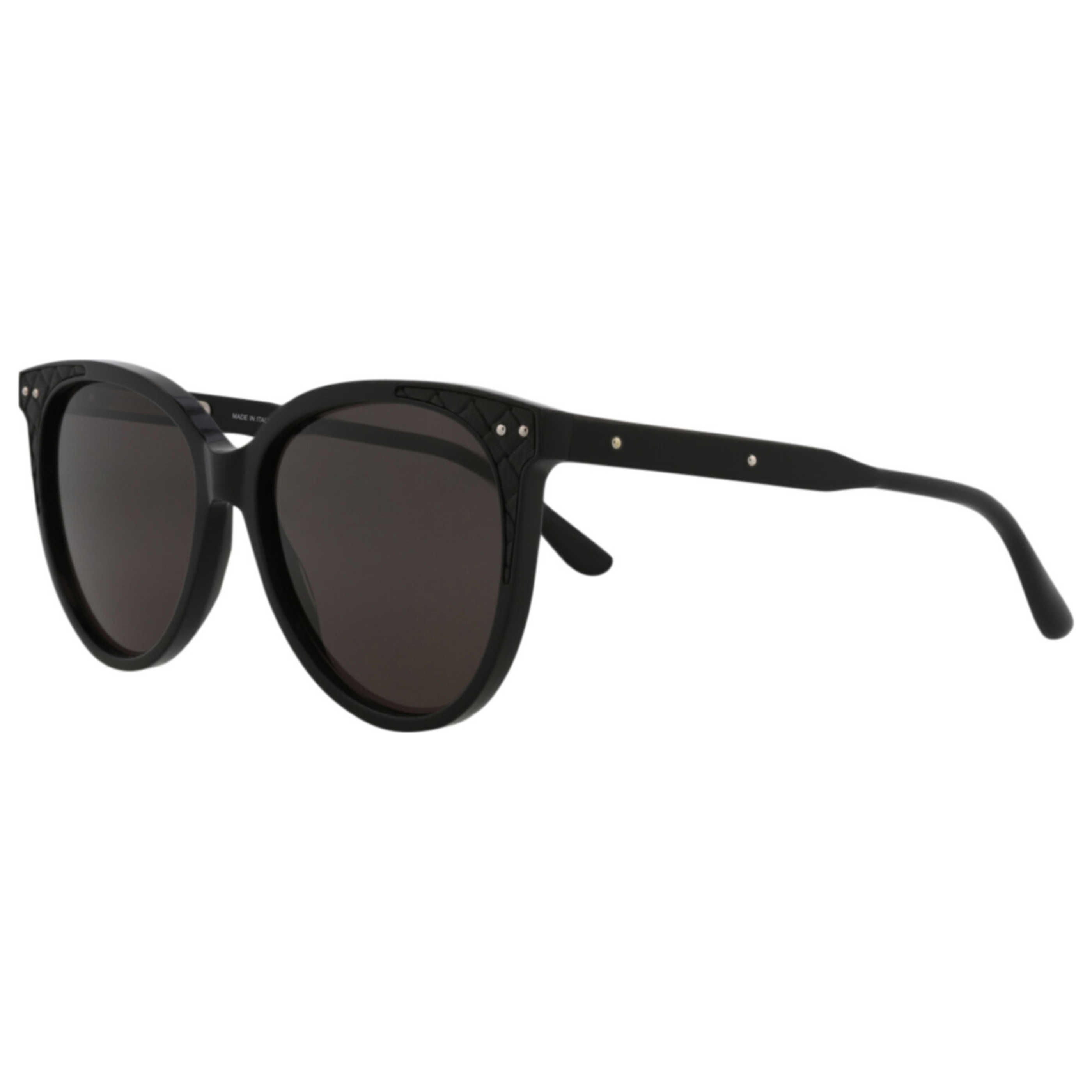משקפי שמש Bottega Veneta דגם Bv0119S לנשים 55 מ״מ בצבע שחור מבריק