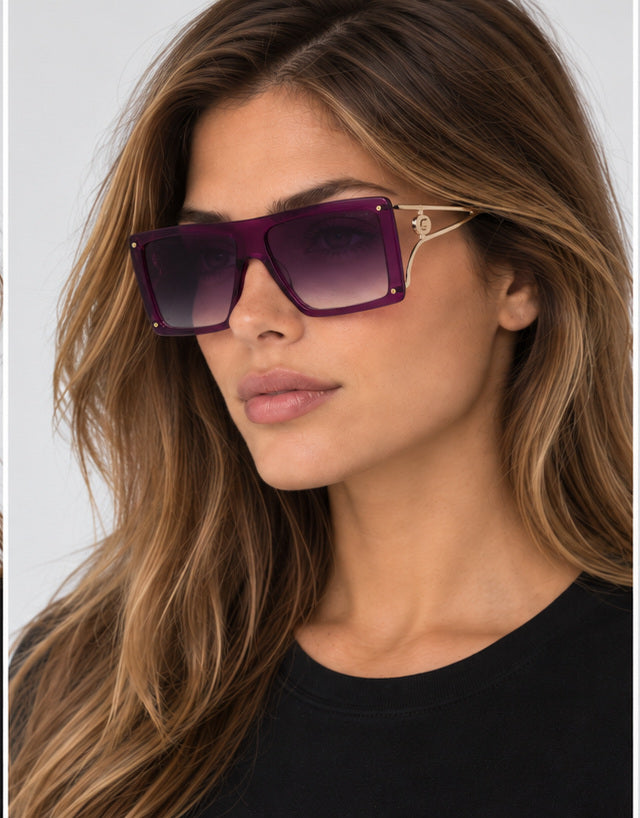 משקפי שמש Carrera דגם Caunica לנשים 60 מ״מ בצבע Violet