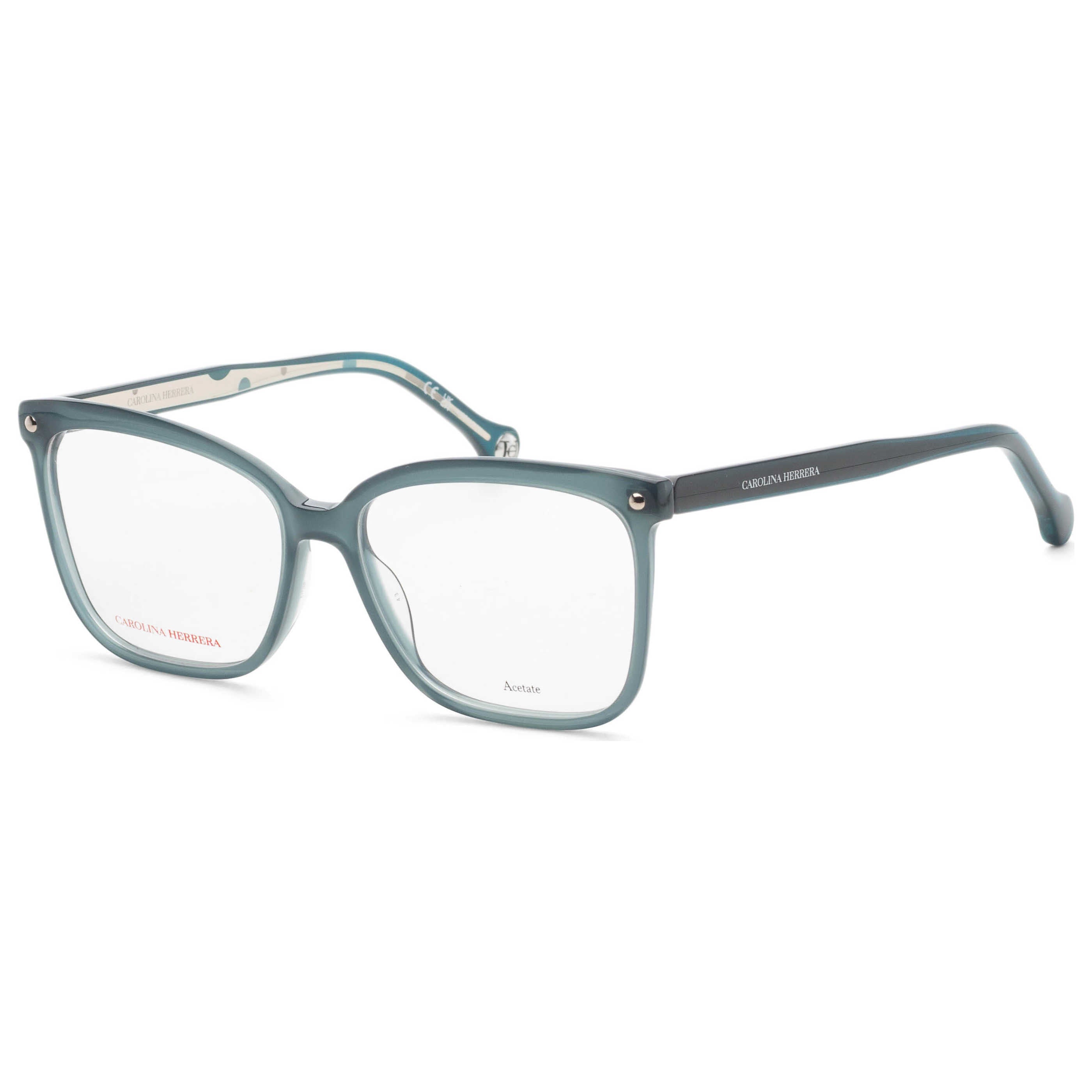 משקפי ראייה Carolina Herrera דגם Ch0012 לנשים 56 מ״מ בצבע Teal