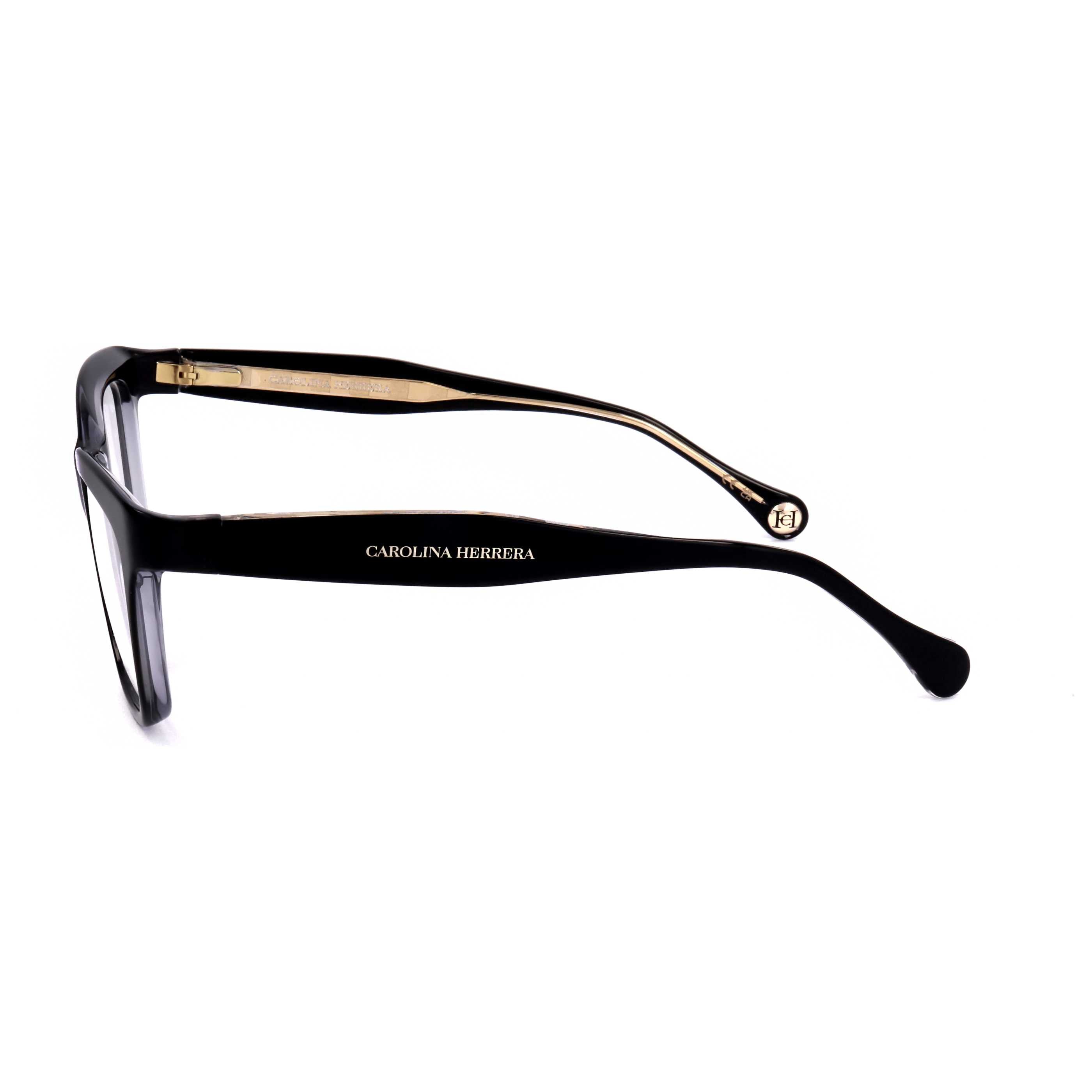 משקפי ראייה Carolina Herrera דגם Ch0016 לנשים 52 מ״מ בצבע שחור אפור