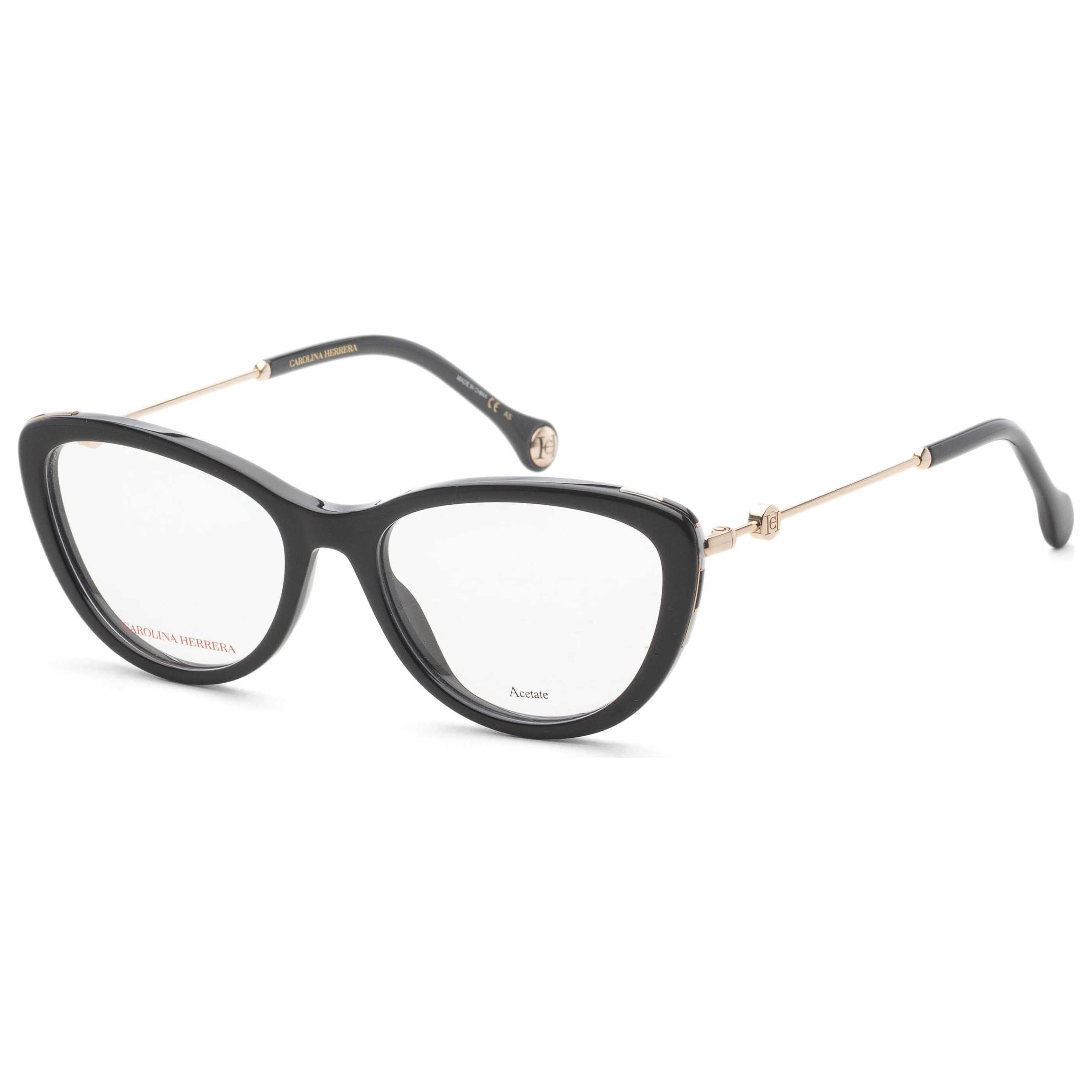 משקפי ראייה Carolina Herrera דגם Ch0021 לנשים 54 מ״מ בצבע שחור