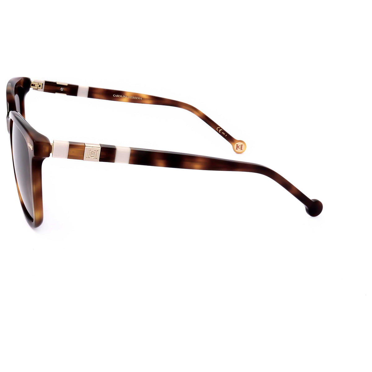 משקפי שמש Carolina Herrera דגם Ch0045 לנשים 57 מ״מ בצבע הוואנה Ivory