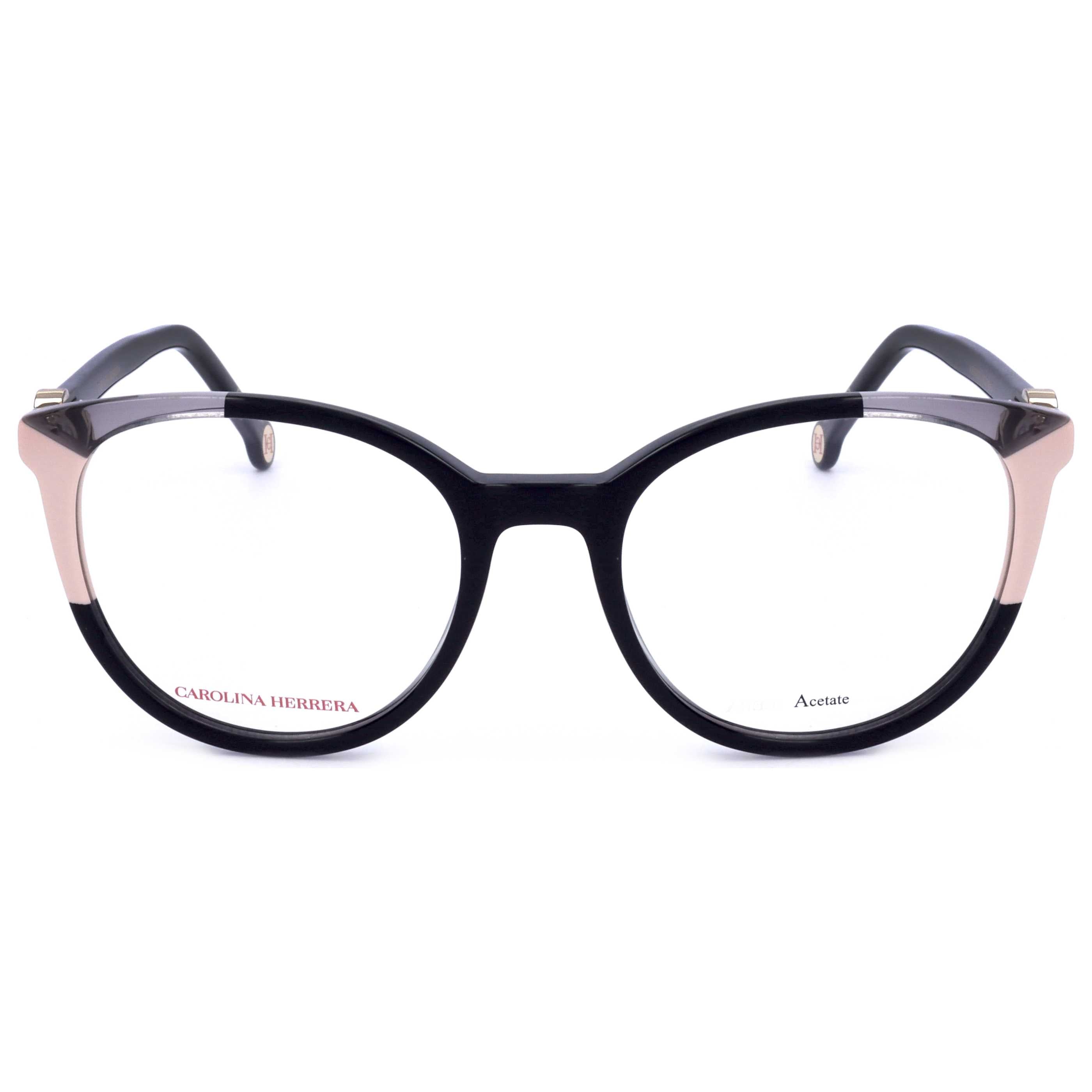 משקפי ראייה Carolina Herrera דגם Ch0056 לנשים 52 מ״מ בצבע שחור ניוד