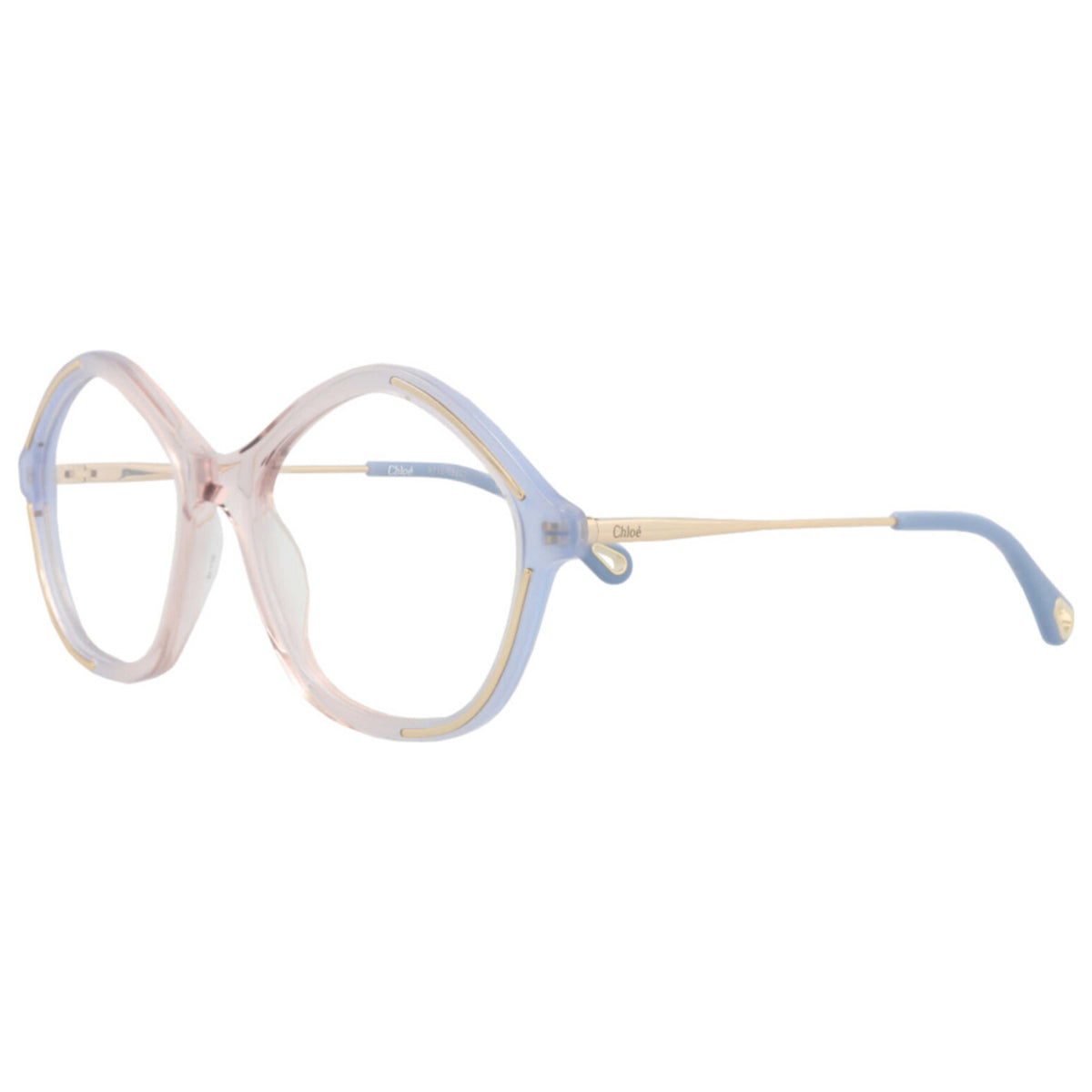 משקפי ראייה Chloe דגם Ch0062O לנשים 52 מ״מ בצבע כחול בהיר
