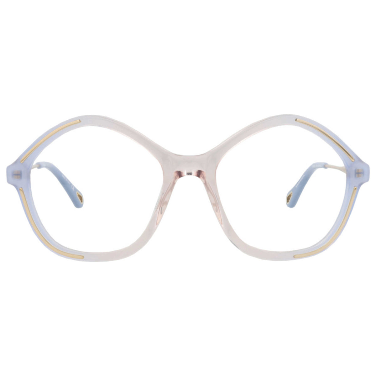 משקפי ראייה Chloe דגם Ch0062O לנשים 52 מ״מ בצבע כחול בהיר