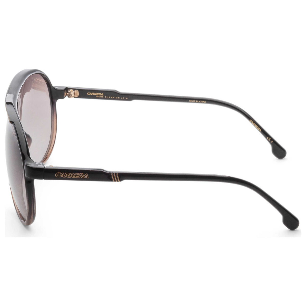 Carrera Unisex 62mm Black Shaded Brown Sunglasses CHAMPION65-N-DCC-HA