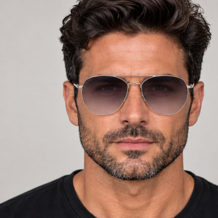 Calvin Klein Men's 57mm Silver Sunglasses CK20121SN-045