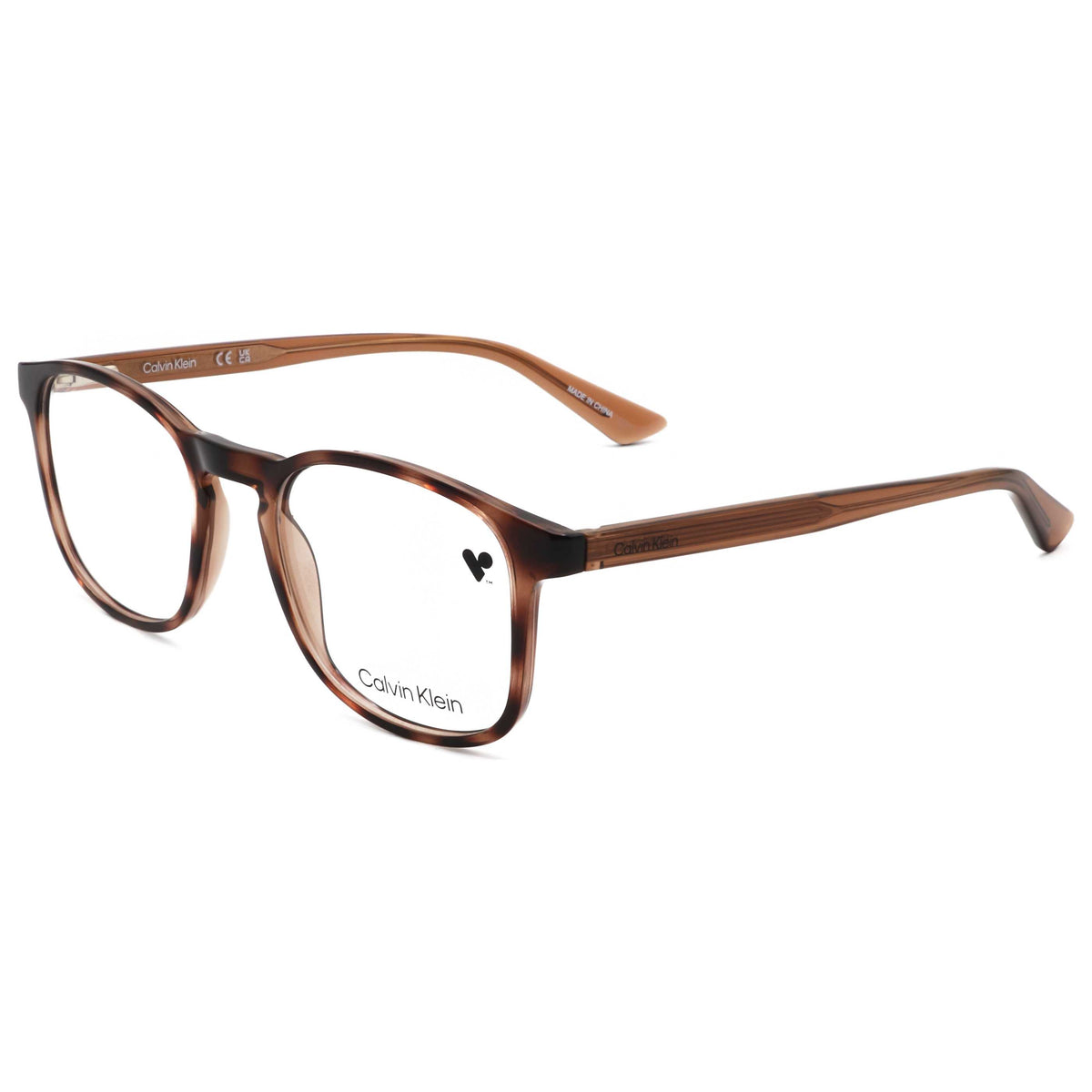 משקפי ראייה Calvin Klein דגם Ck23517 לגברים 52 מ״מ בצבע הוואנה