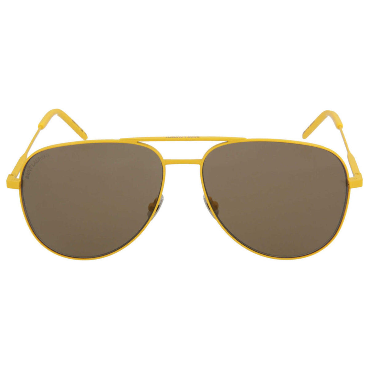 משקפי שמש Saint Laurent דגם Classic11 יוניסקס 59 מ״מ בצבע צהוב