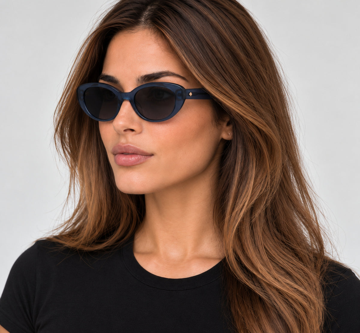 משקפי שמש Kate Spade דגם Crystal לנשים 51 מ״מ בצבע כחול
