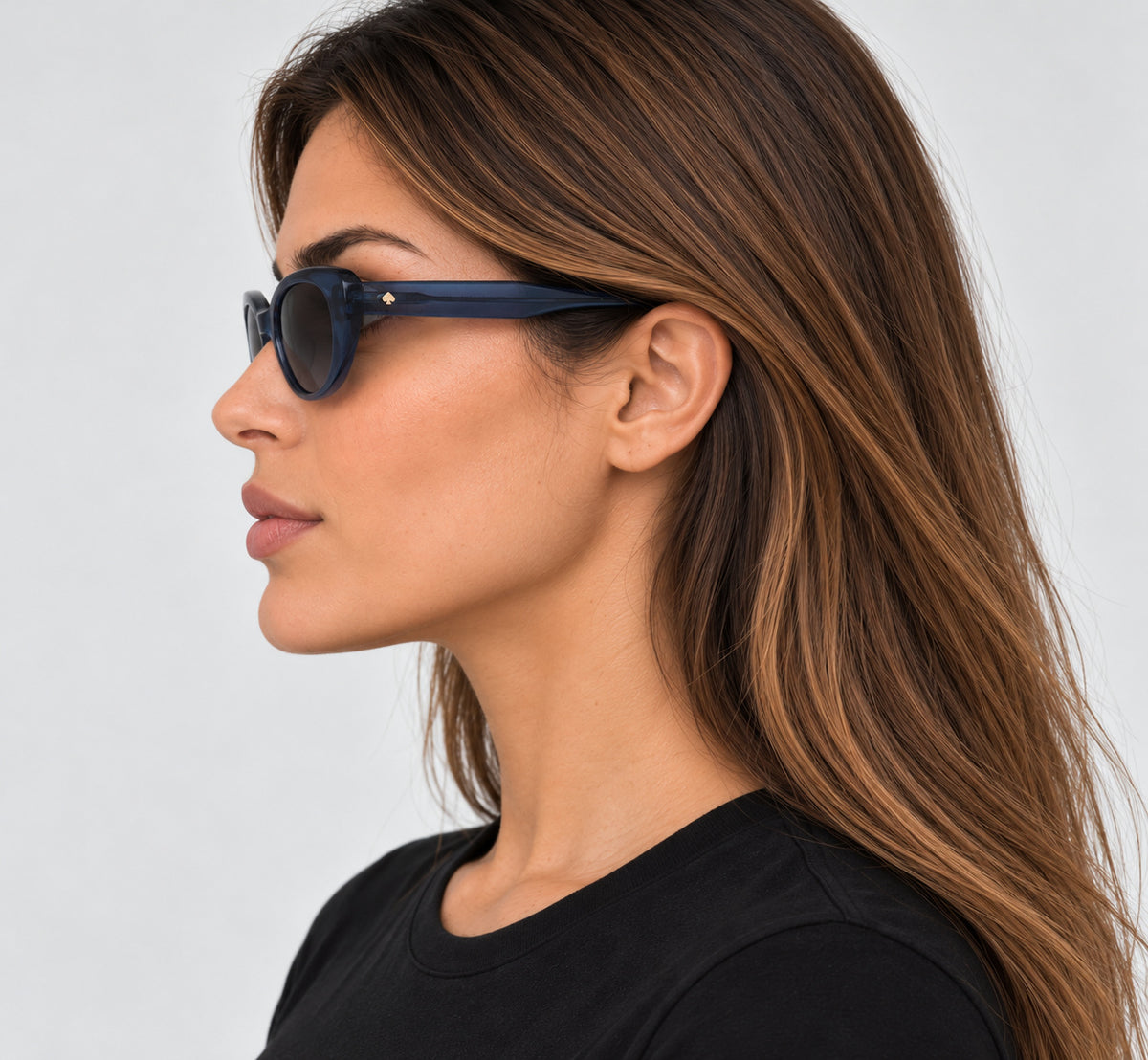 משקפי שמש Kate Spade דגם Crystal לנשים 51 מ״מ בצבע כחול