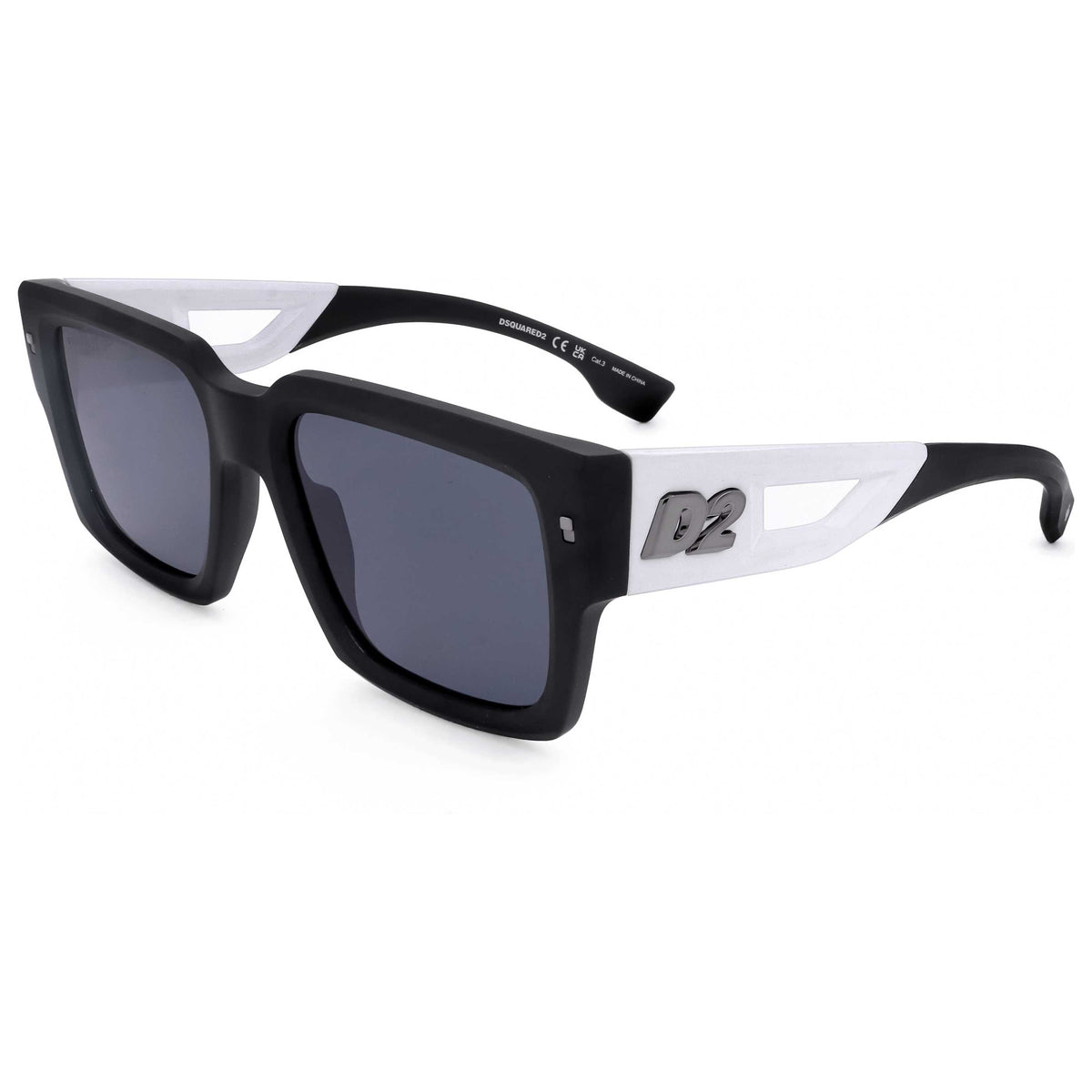משקפי שמש Dsquared2 דגם D20143 לגברים 53 מ״מ בצבע שחור מט