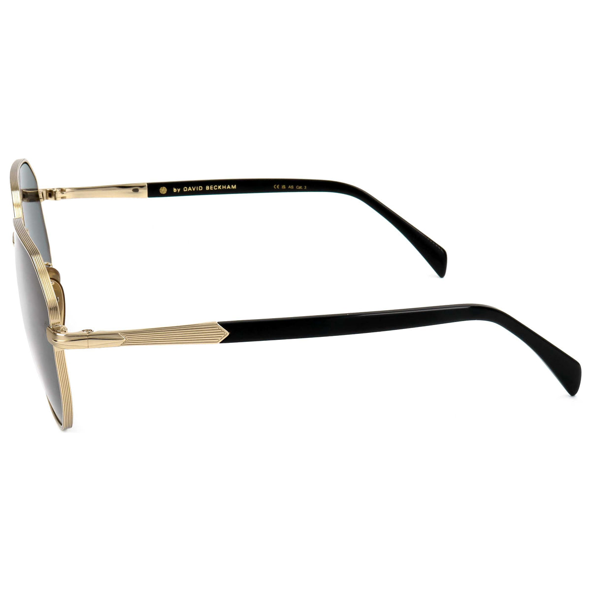 David Beckham Men's 60mm Gold Black Sunglasses DB1132FS-0RHL-IR
