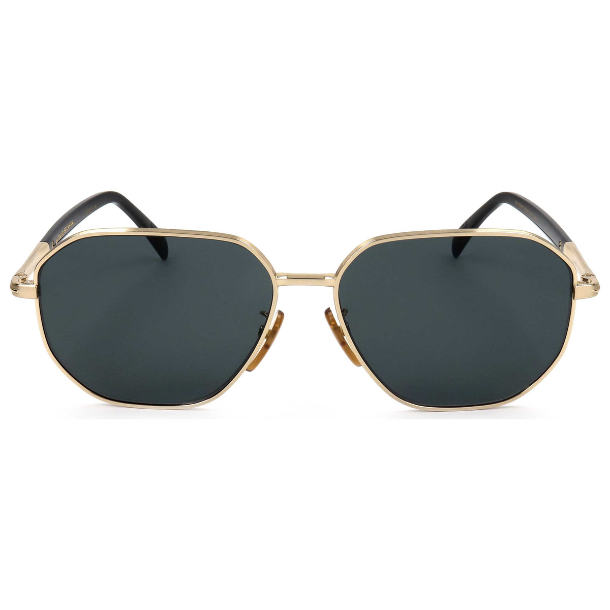 David Beckham Men's 60mm Gold Black Sunglasses DB1132FS-0RHL-IR
