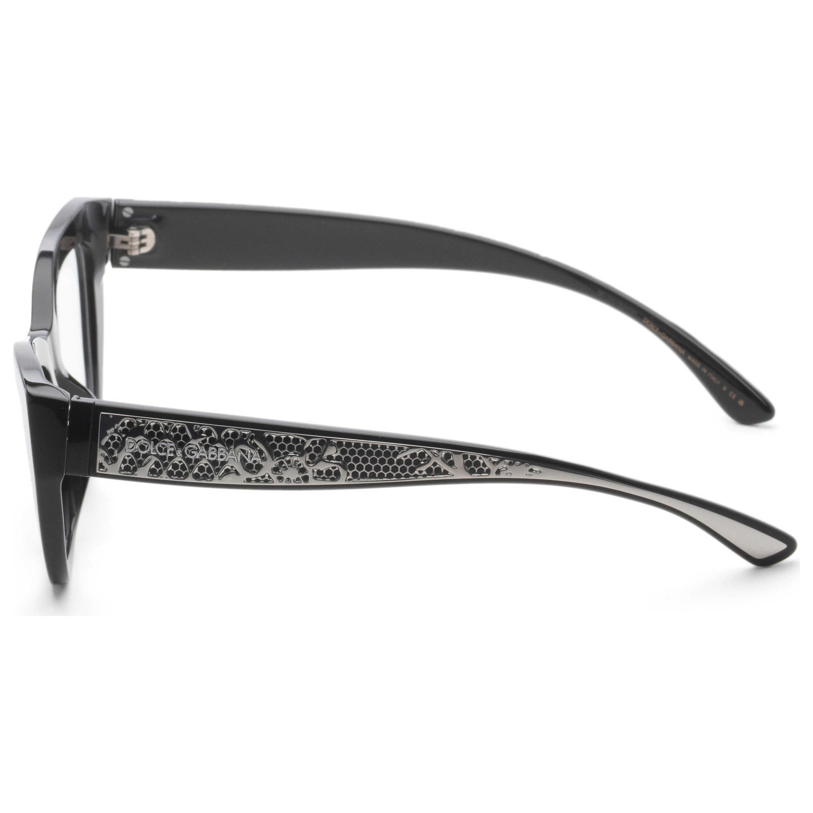 משקפי ראייה Dolce & Gabbana דגם Dg3412 לנשים 53 מ״מ בצבע שחור