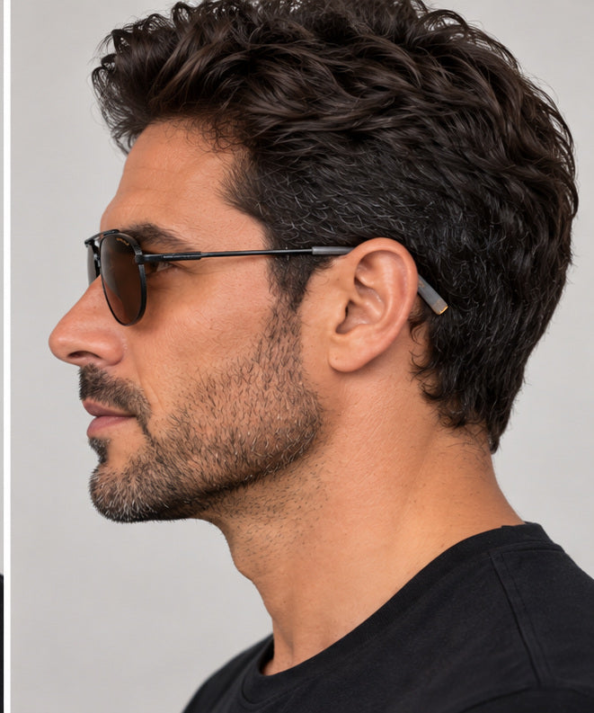 Dita Lancier Men's 61 mm Gunmetal Polarized Sunglasses DLS101-61-06
