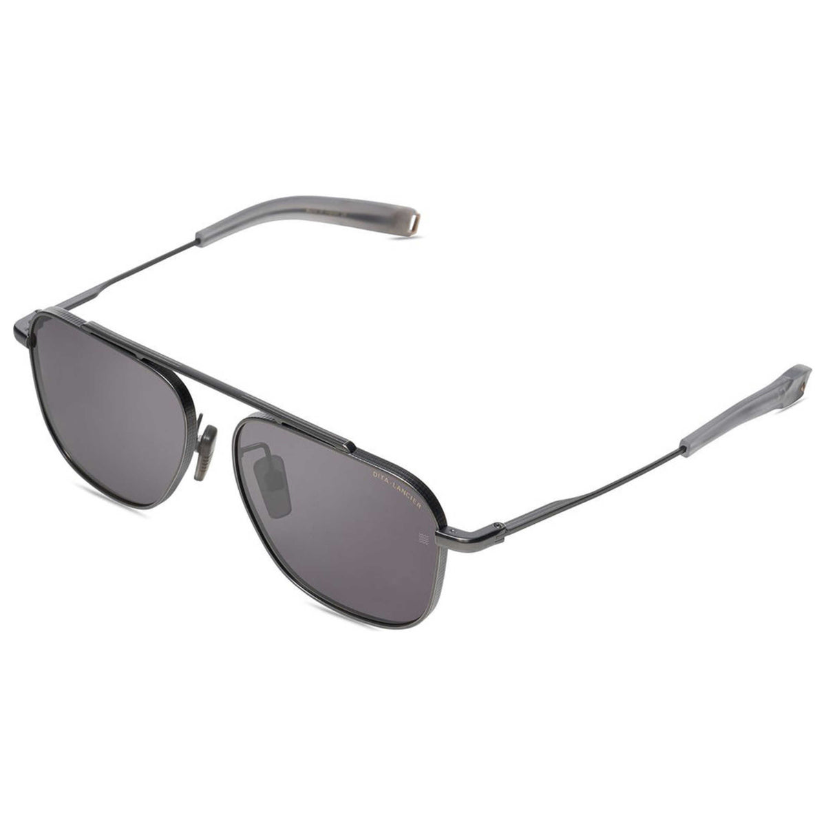 Dita Lancier Unisex 57 mm Satin Gunmetal Polarized Sunglasses DLS102-57-04