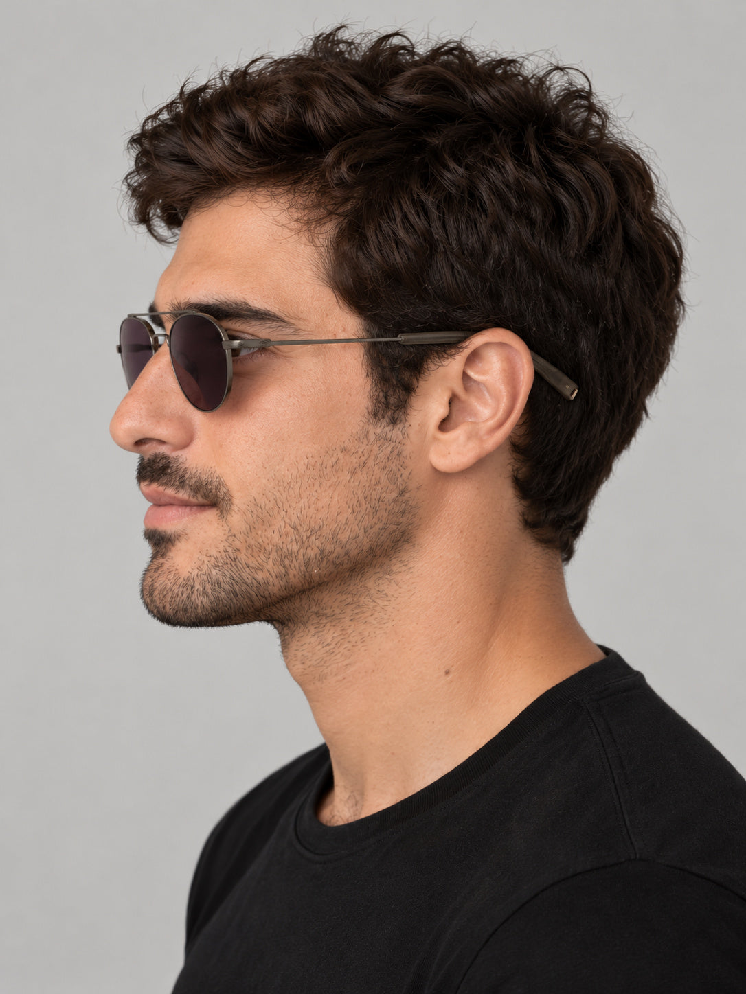 Dita Lancier Men's 50 mm Sunglasses Black Polarized DLS103-50-01-A