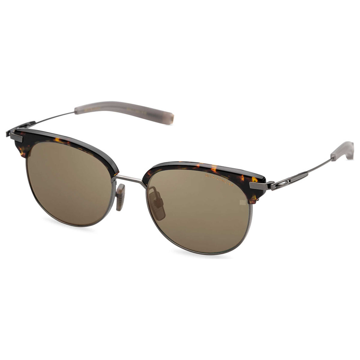 Dita Lancier Unisex 54 mm Tortoise Antique Silver Non-Polarized Sunglasses DLS414-A-02