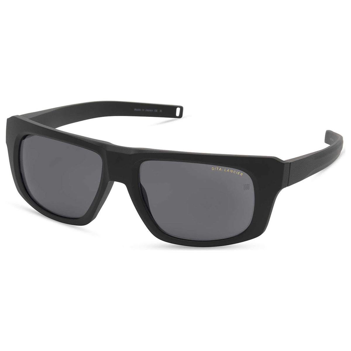 Dita Lancier Unisex 56 mm Matte Black Non-Polarized Sunglasses DLS717-A-02
