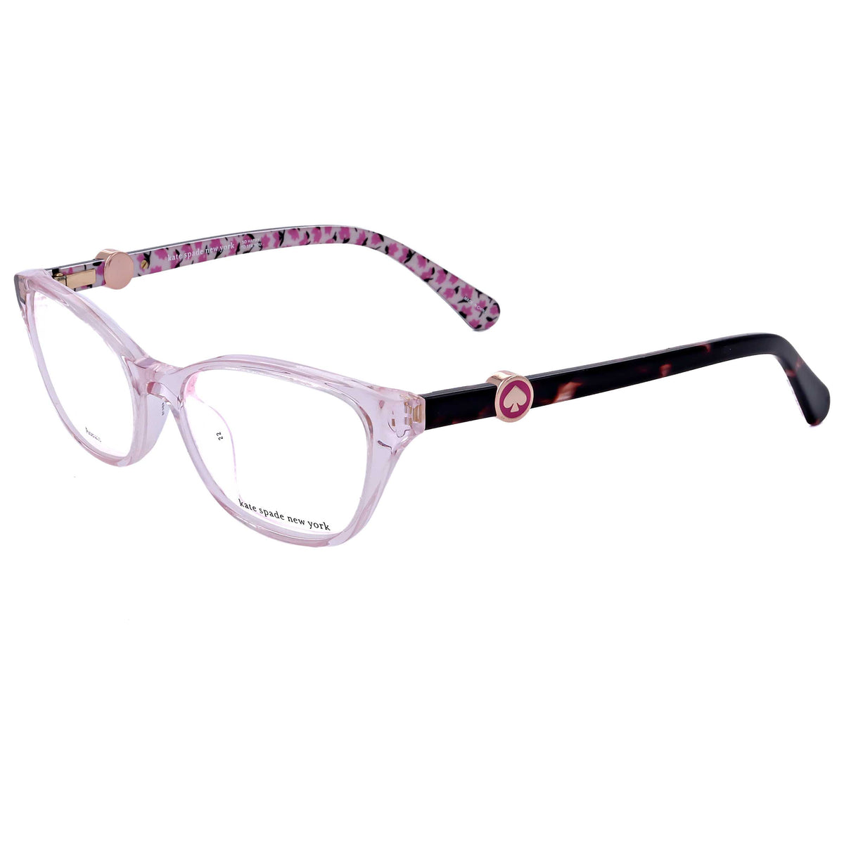 משקפי ראייה Kate Spade דגם Emmalee לנשים 49 מ״מ בצבע שקוף ורוד