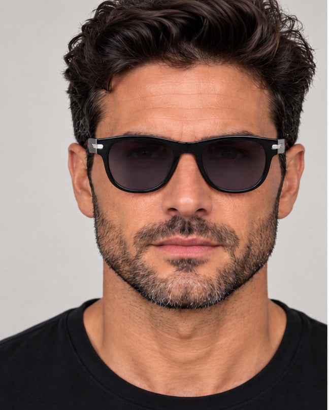 Nike Men's Crescent III 52mm Black Grey Sunglasses EV24019-010-52