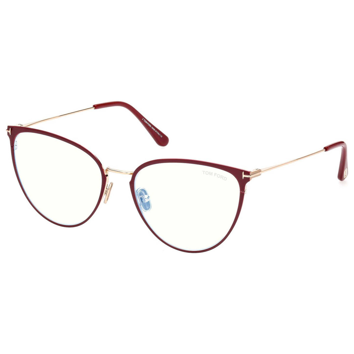 משקפי ראייה Tom Ford דגם FT5840-B-087-56 לגברים 53 מ״מ בצבע Dark Havana