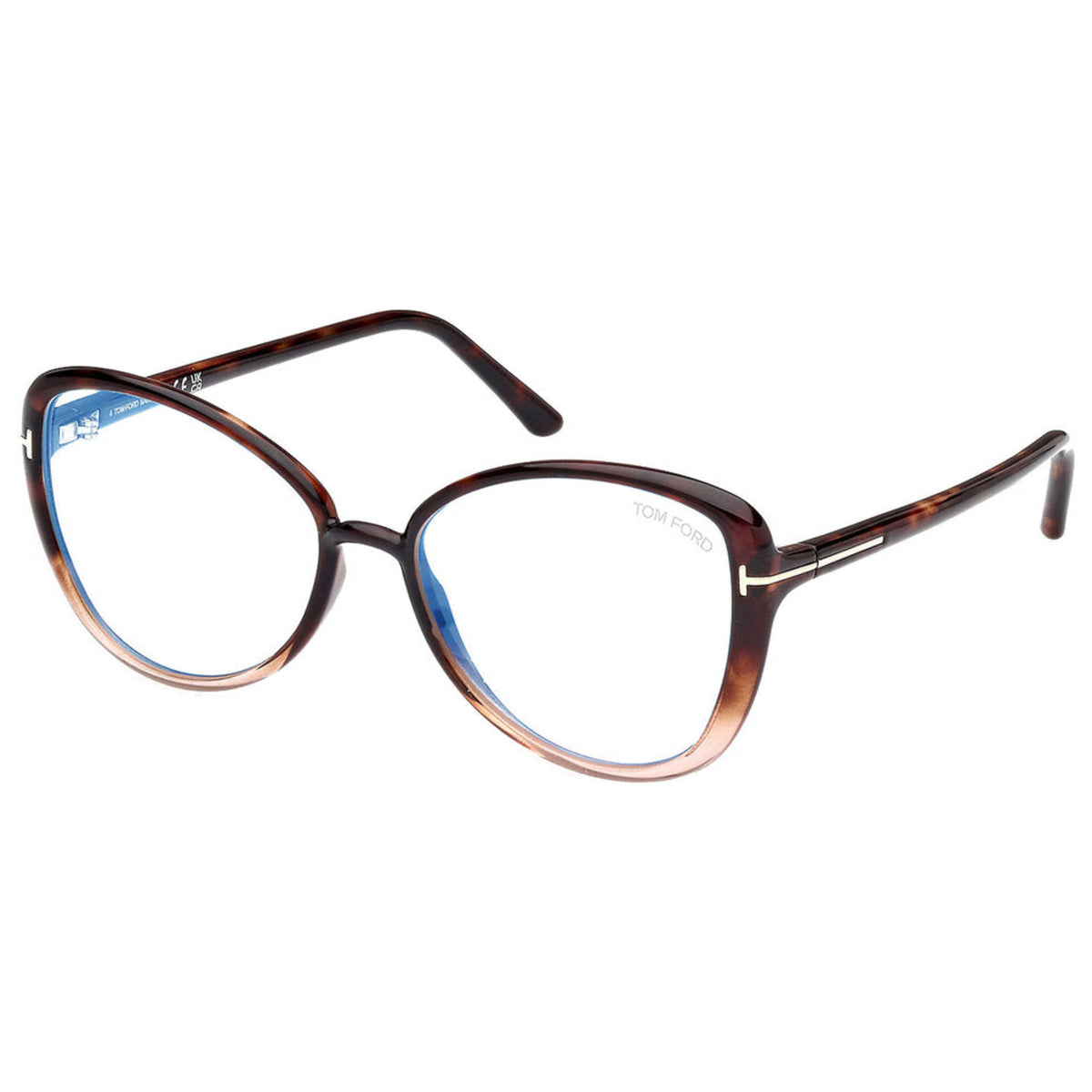 Tom Ford Women's 55mm Coloured Havana Eyeglasses FT5907-B-056-55