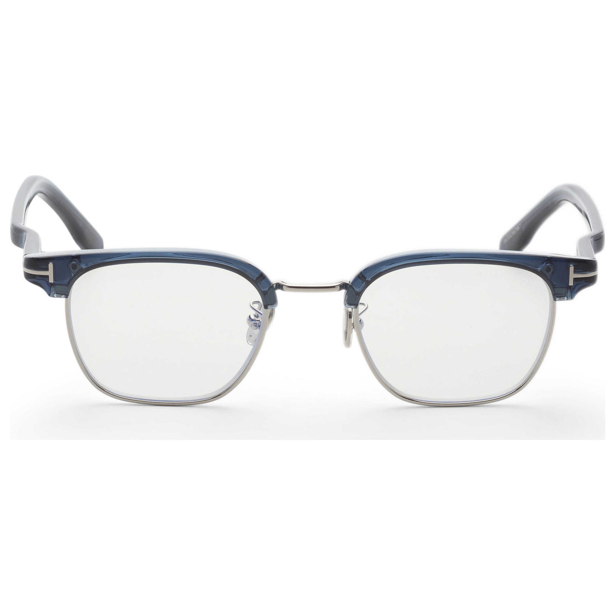 משקפי ראייה Tom Ford דגם Ft5932 לגברים 47 מ״מ בצבע מבריק כחול