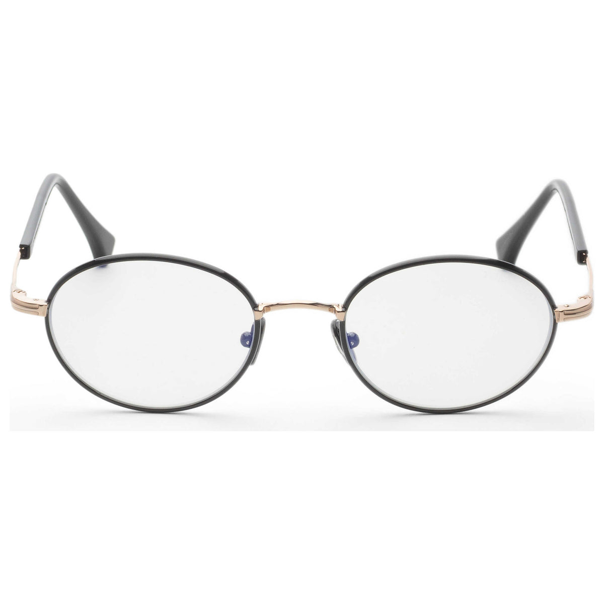 משקפי ראייה Tom Ford דגם Ft5973 לגברים 49 מ״מ בצבע שחור מבריק and רוז גולד