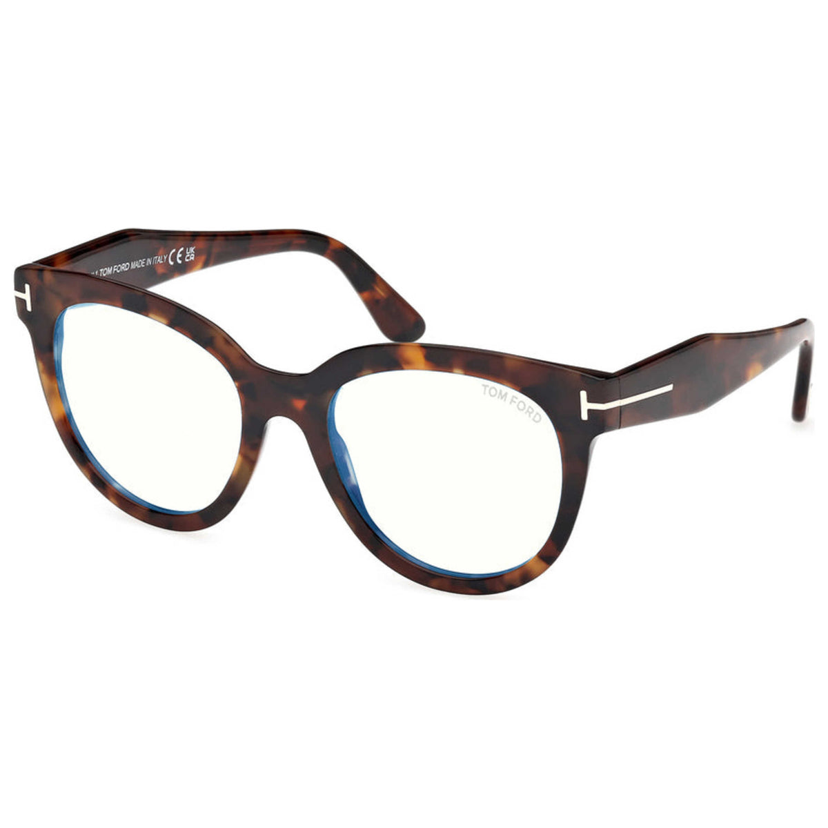 משקפי ראייה Tom Ford לנשים 52 מ״מ בצבע הוואנה כהה