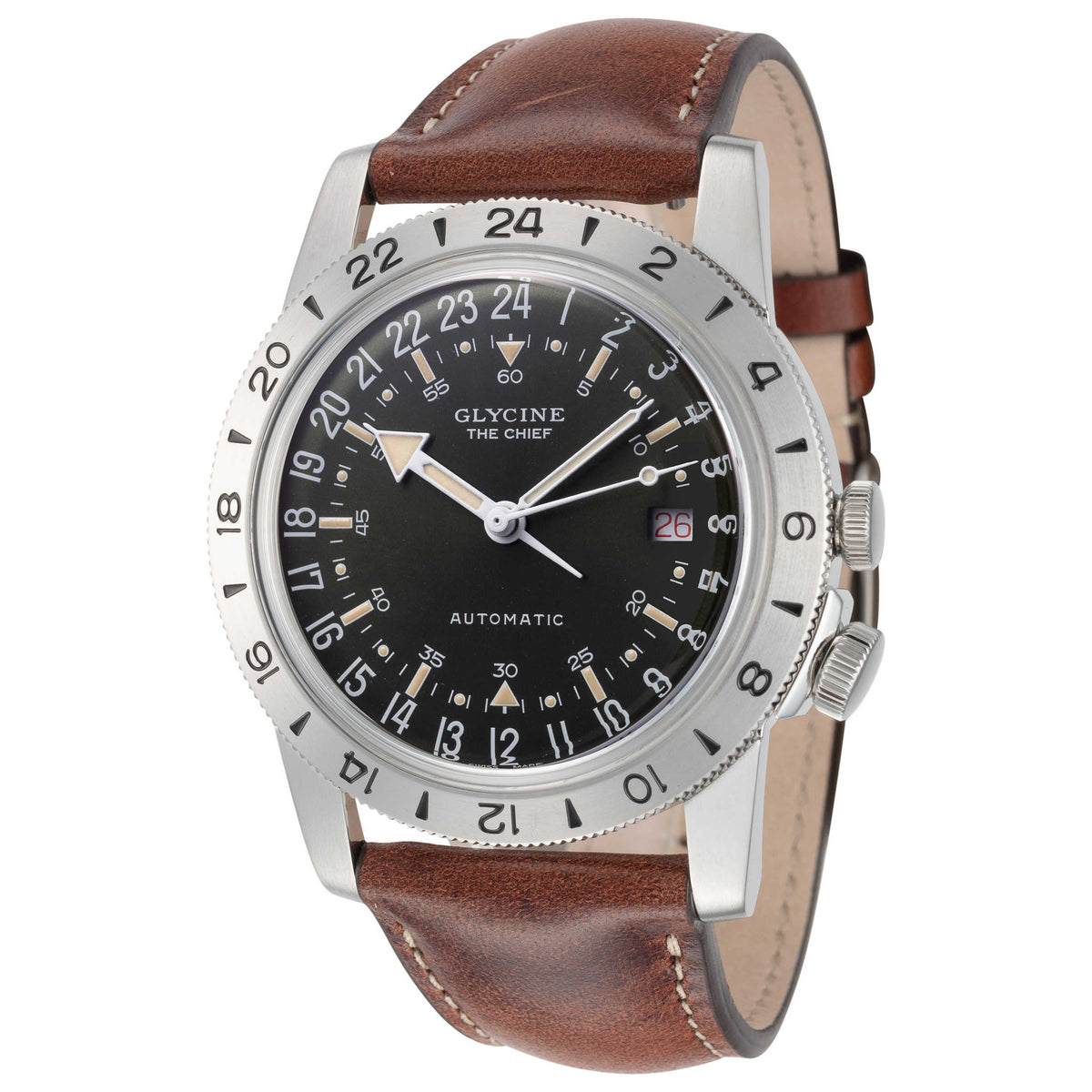 Glycine Men's Airman Vintage Purist 40mm Automatic Watch GL0410