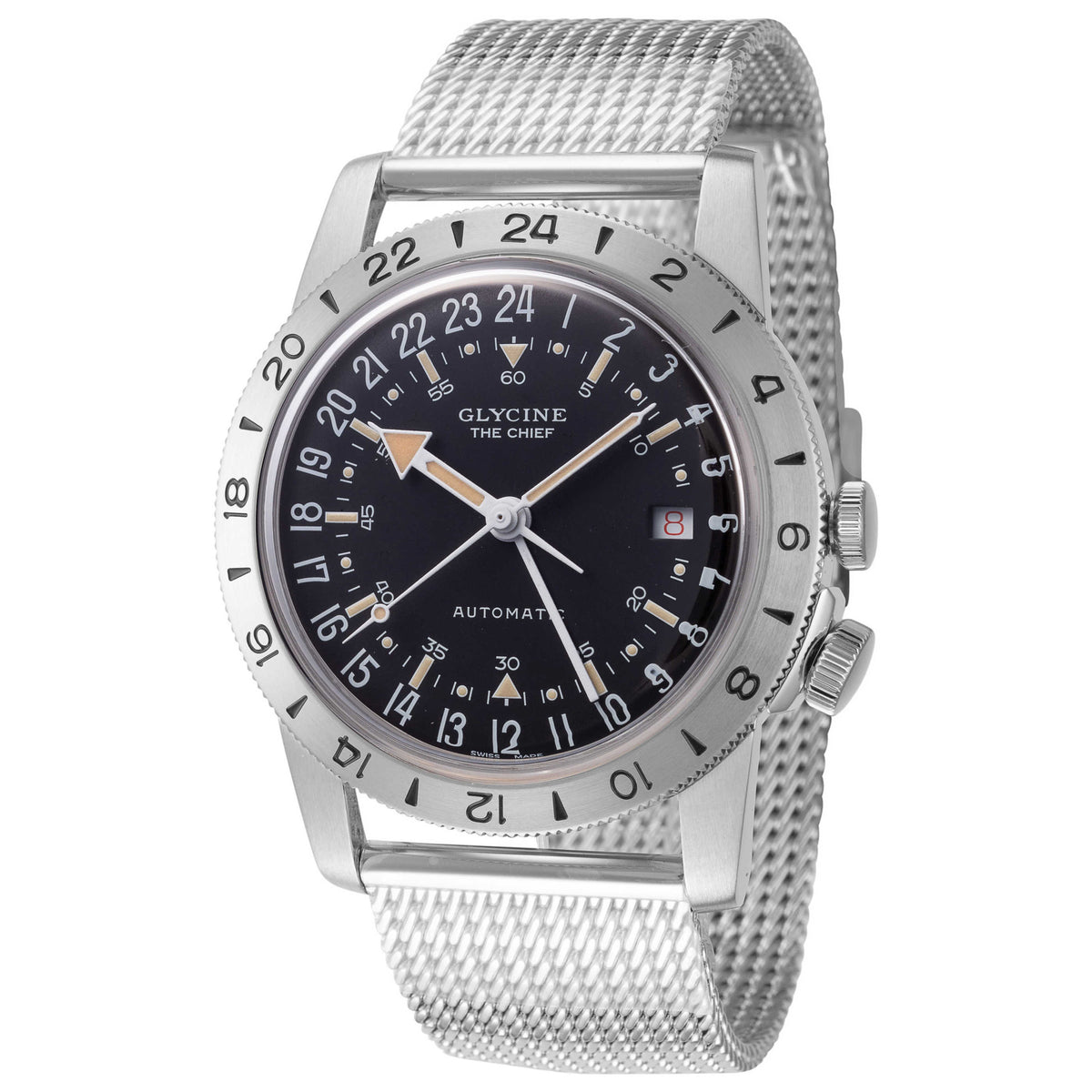 Glycine Men's Airman The Chief GMT 40mm Automatic Watch GL0464