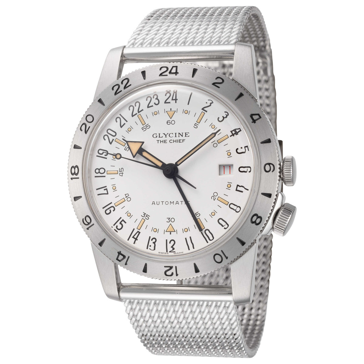 Glycine Men's Airman The Chief GMT 40mm Automatic Watch GL0466