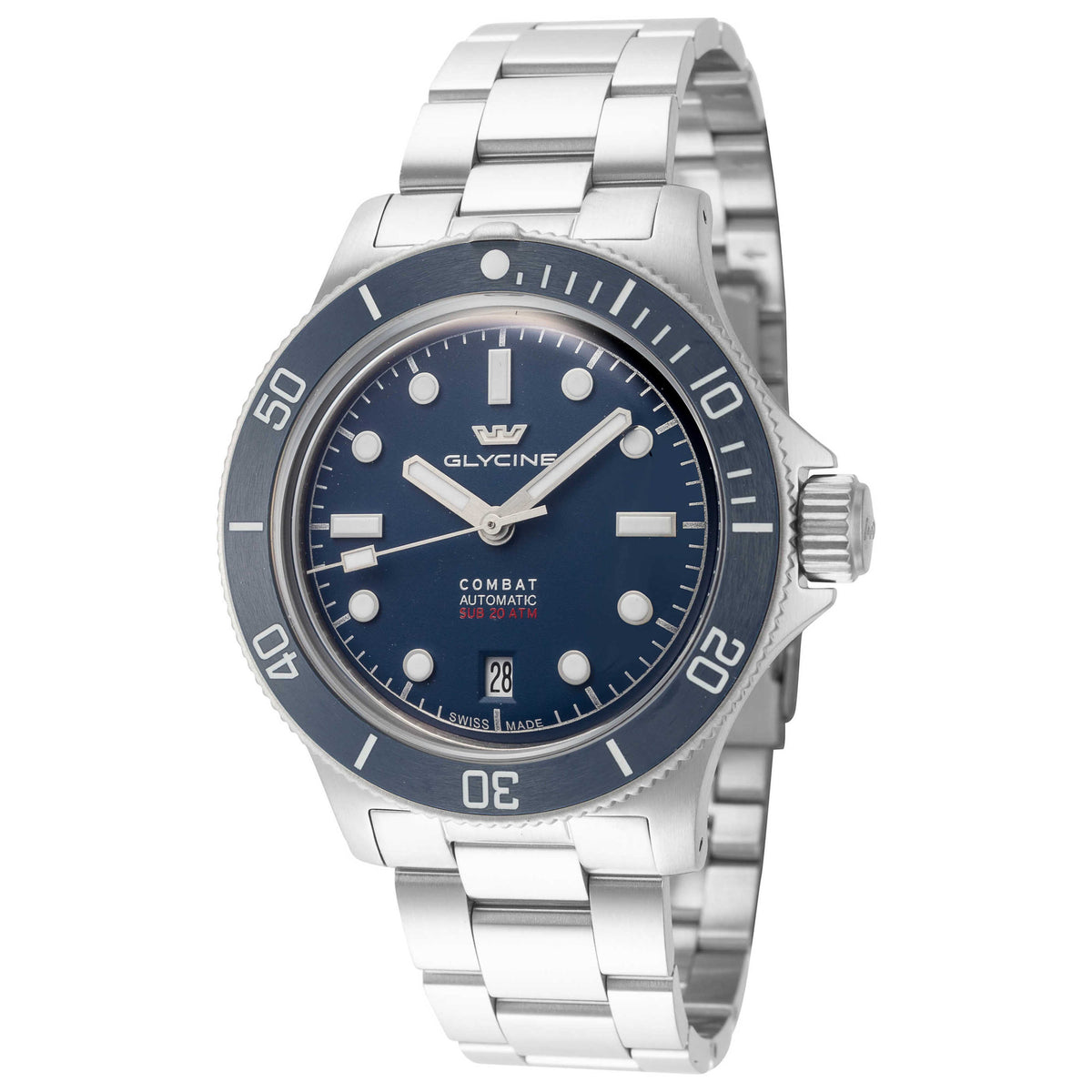 Glycine Men's Combat Sub Box Ceramic 41mm Automatic Watch GL0523