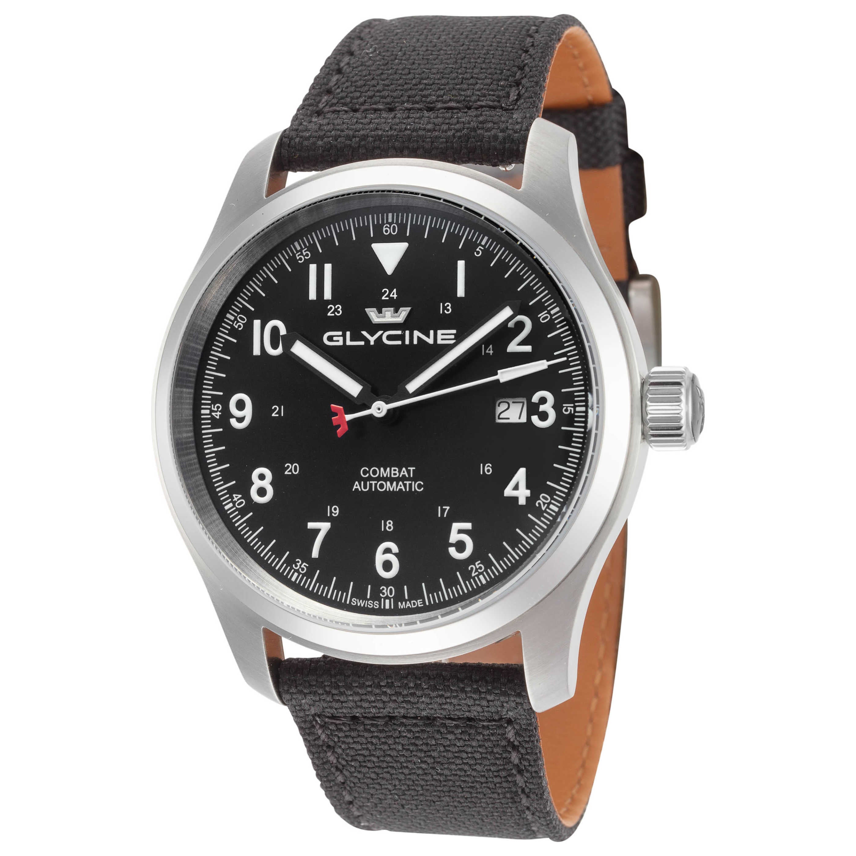 שעון לגבר Combat Field של Glycine, אוטומטי, 42 מ״מ