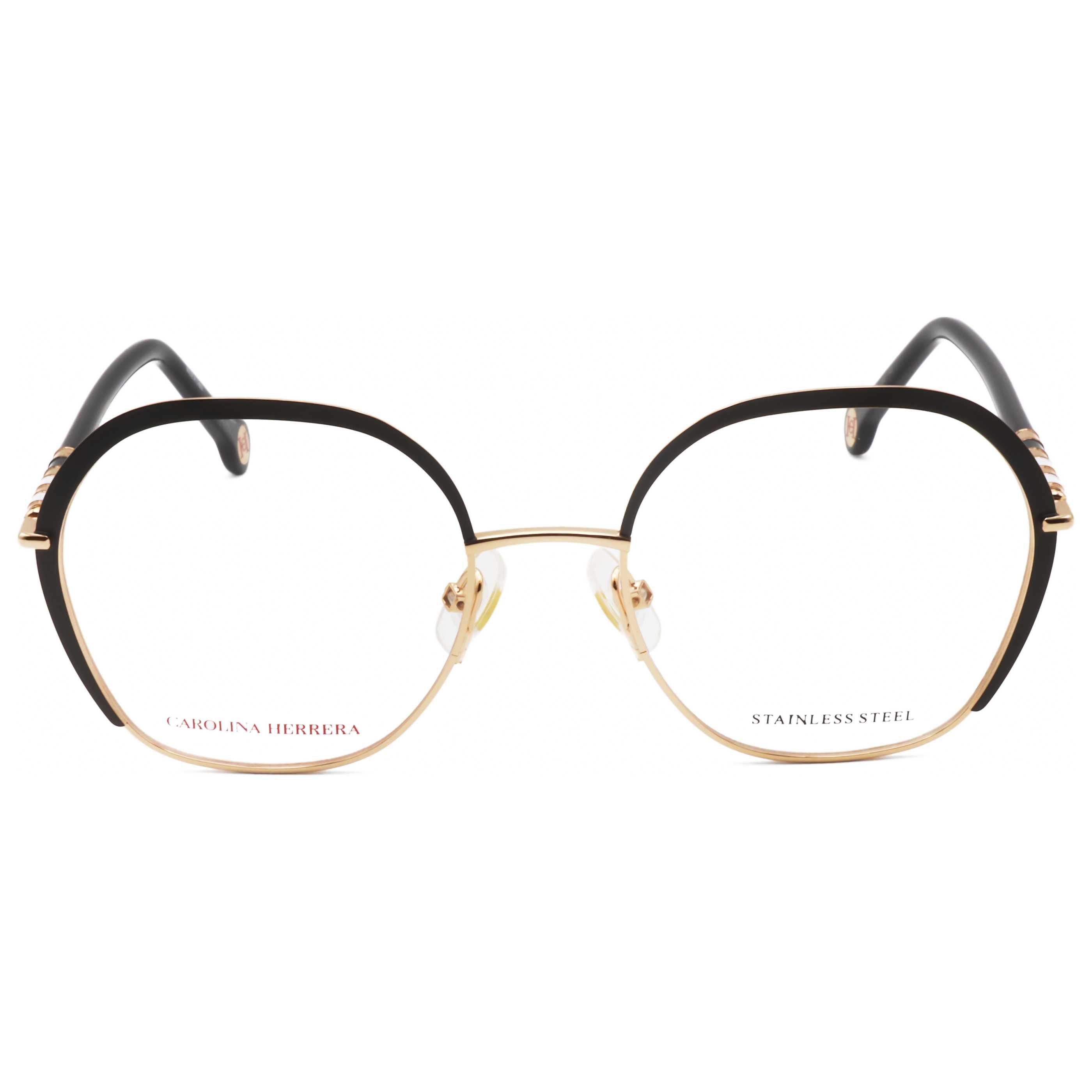 משקפי ראייה Carolina Herrera דגם Her0099 לנשים 52 מ״מ בצבע שחור זהב