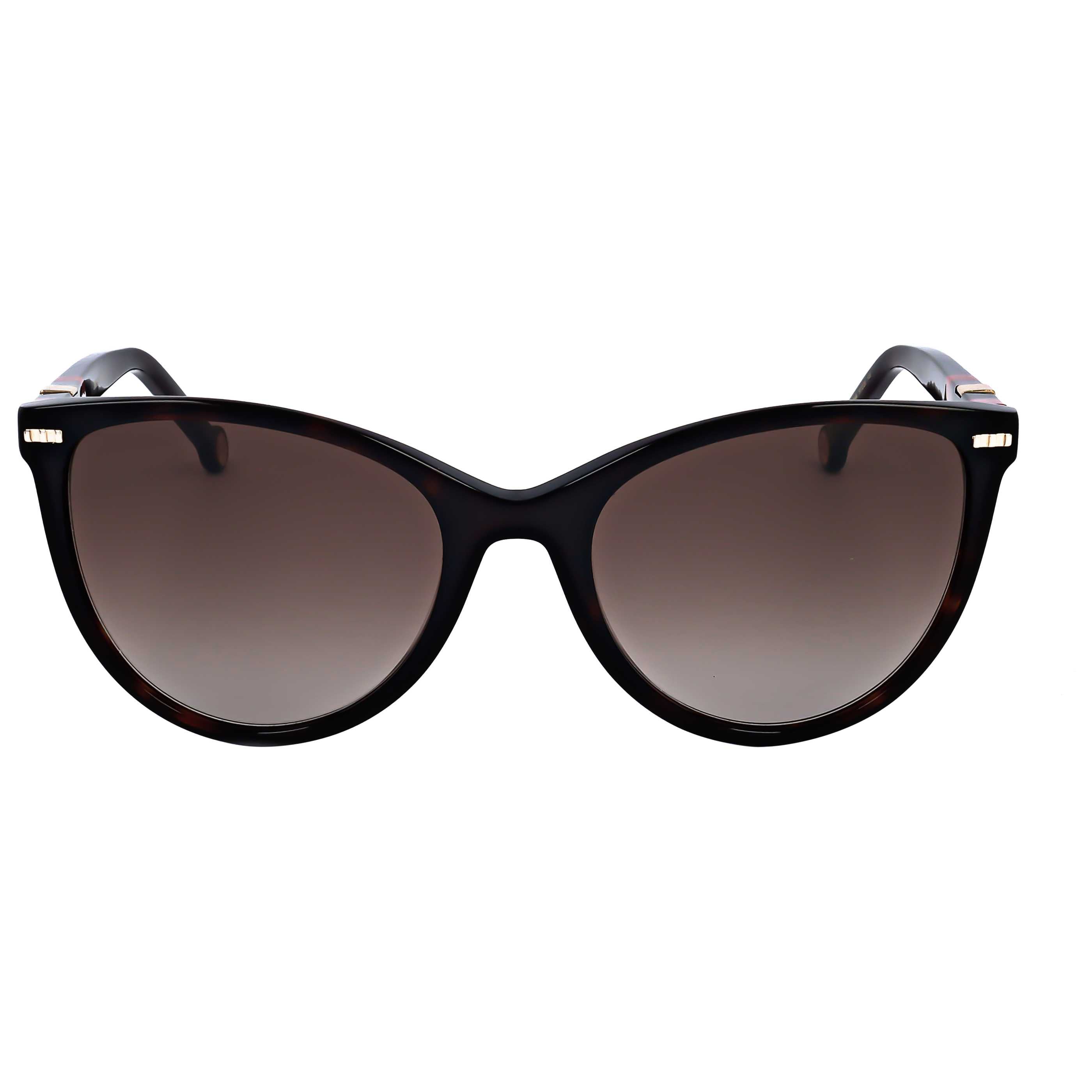 משקפי שמש Carolina Herrera דגם Her0107 לנשים 57 מ״מ בצבע הוואנה אדום