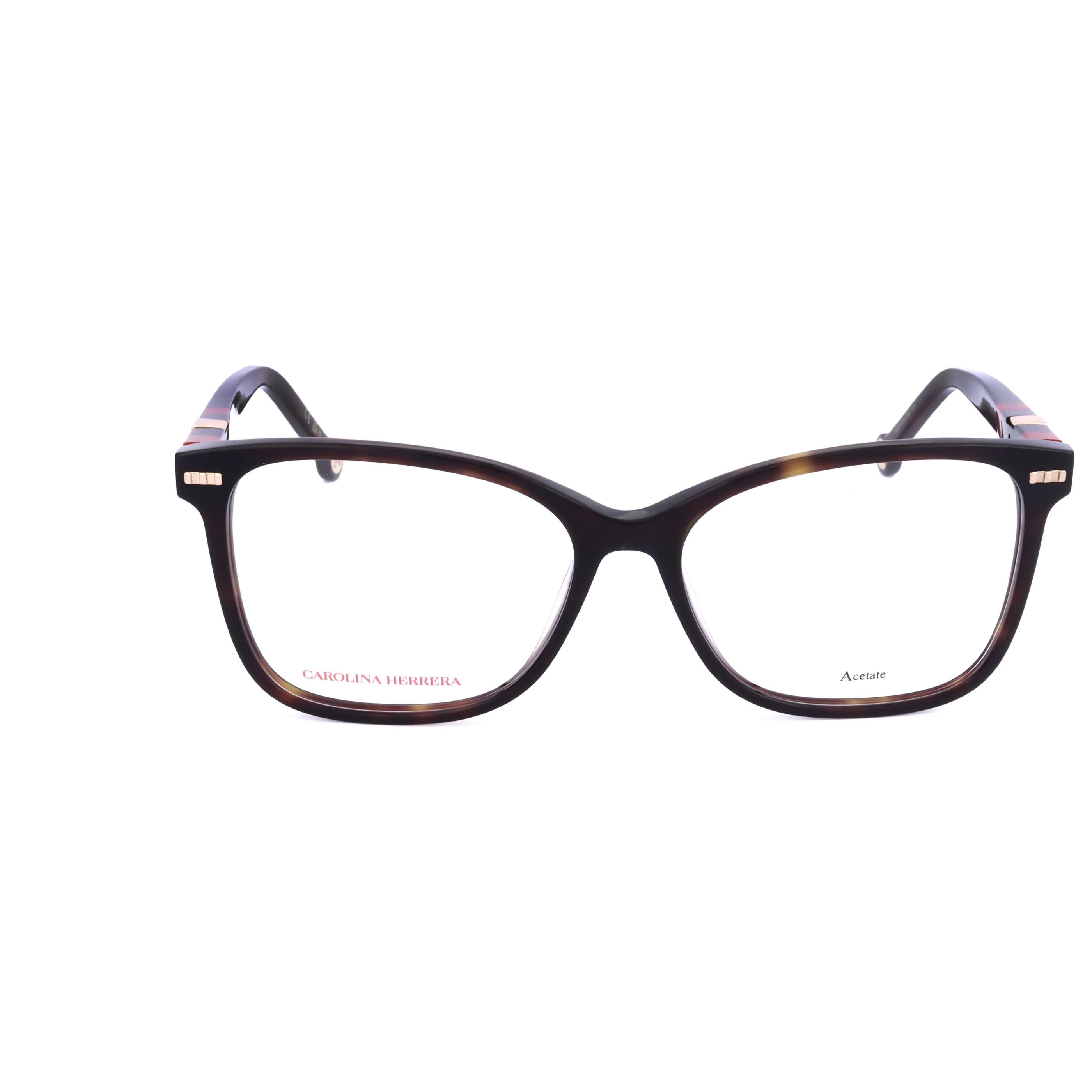 משקפי ראייה Carolina Herrera דגם Her0108 לנשים 54 מ״מ בצבע הוואנה אדום