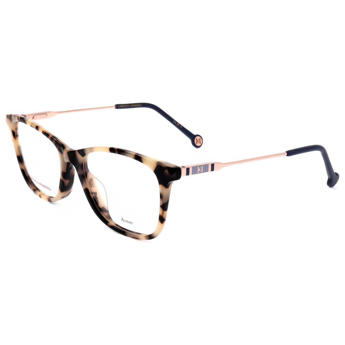 משקפי ראייה Carolina Herrera דגם Her0118 לנשים 52 מ״מ בצבע הוואנה כחול