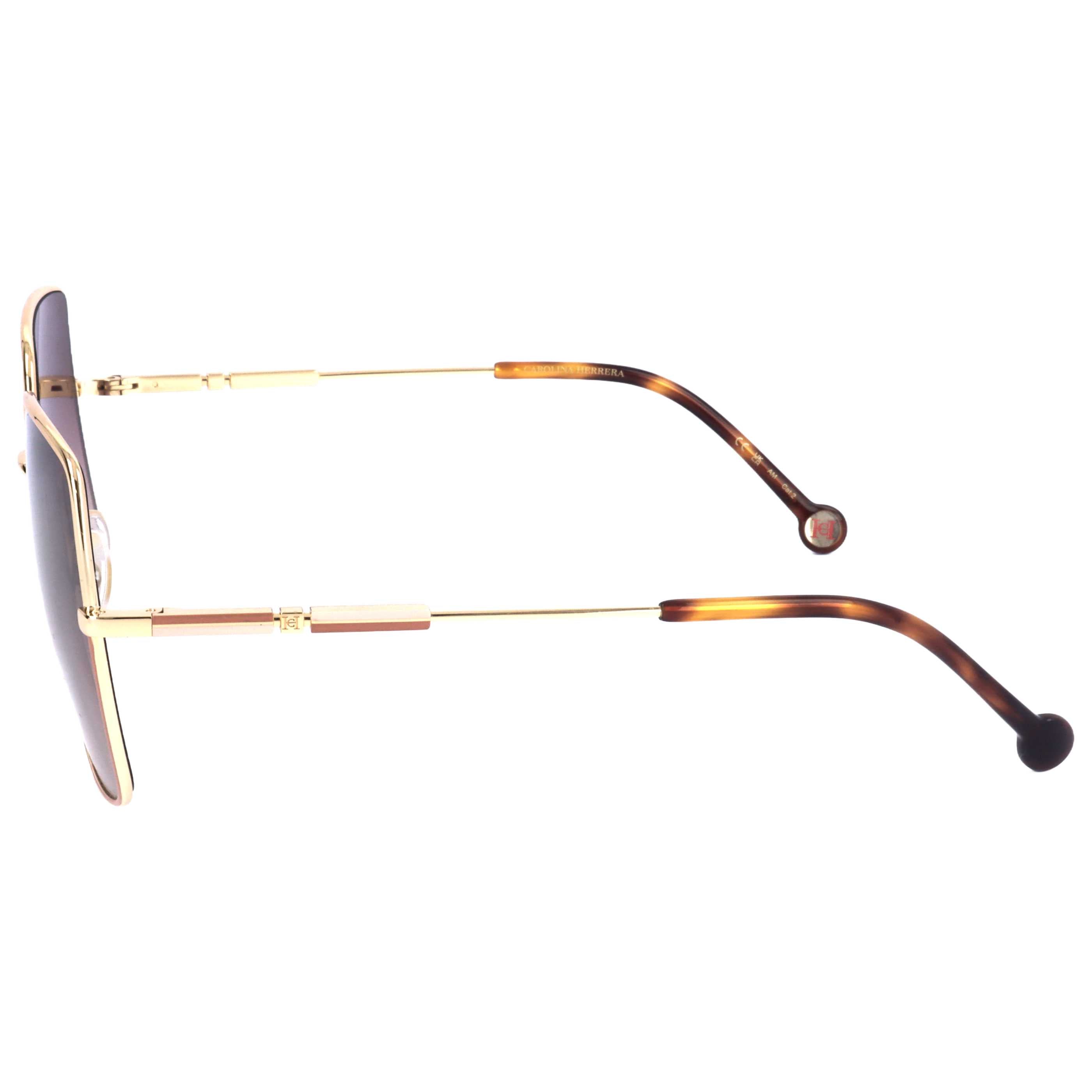 משקפי שמש Carolina Herrera דגם Her0139 לנשים 60 מ״מ בצבע זהב ניוד
