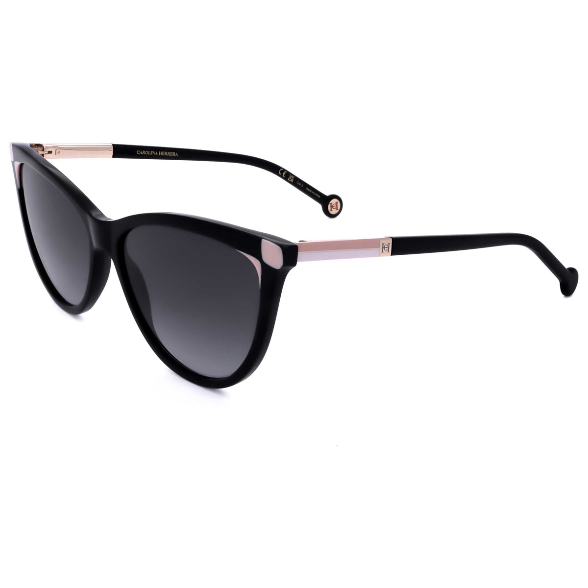 משקפי שמש Carolina Herrera דגם HER0141-S-KDX-57 לנשים 57 מ״מ בצבע Black Nude