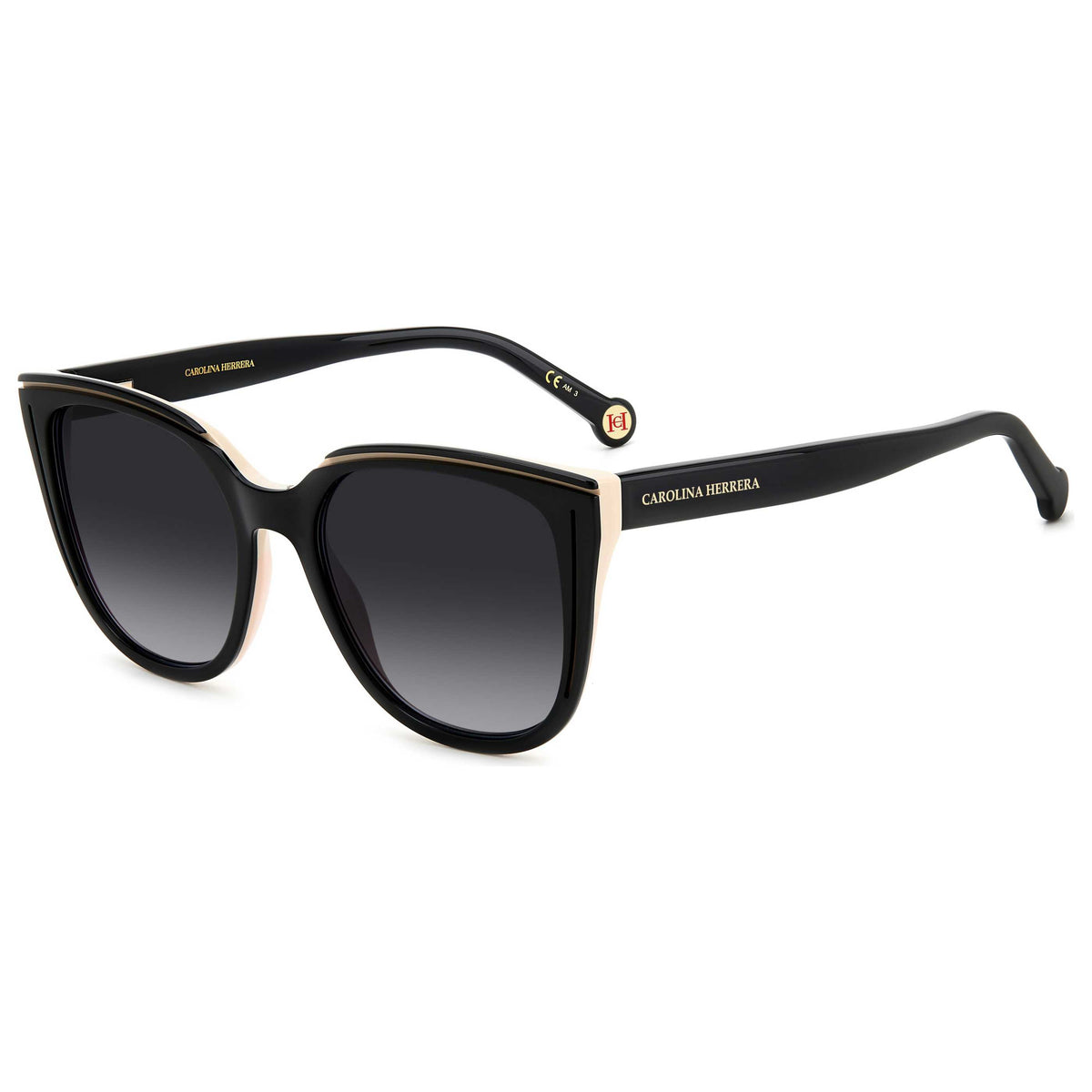 משקפי שמש Carolina Herrera דגם Her0144 לנשים 53 מ״מ בצבע שחור