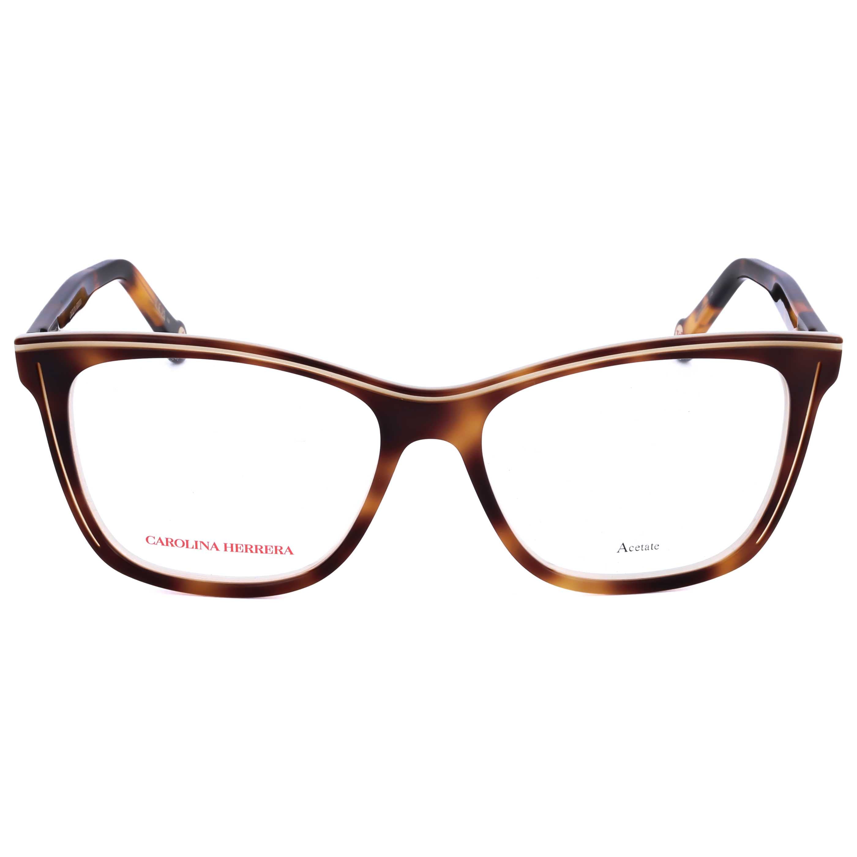 משקפי ראייה Carolina Herrera דגם Her0172 לנשים 53 מ״מ בצבע הוואנה לבן