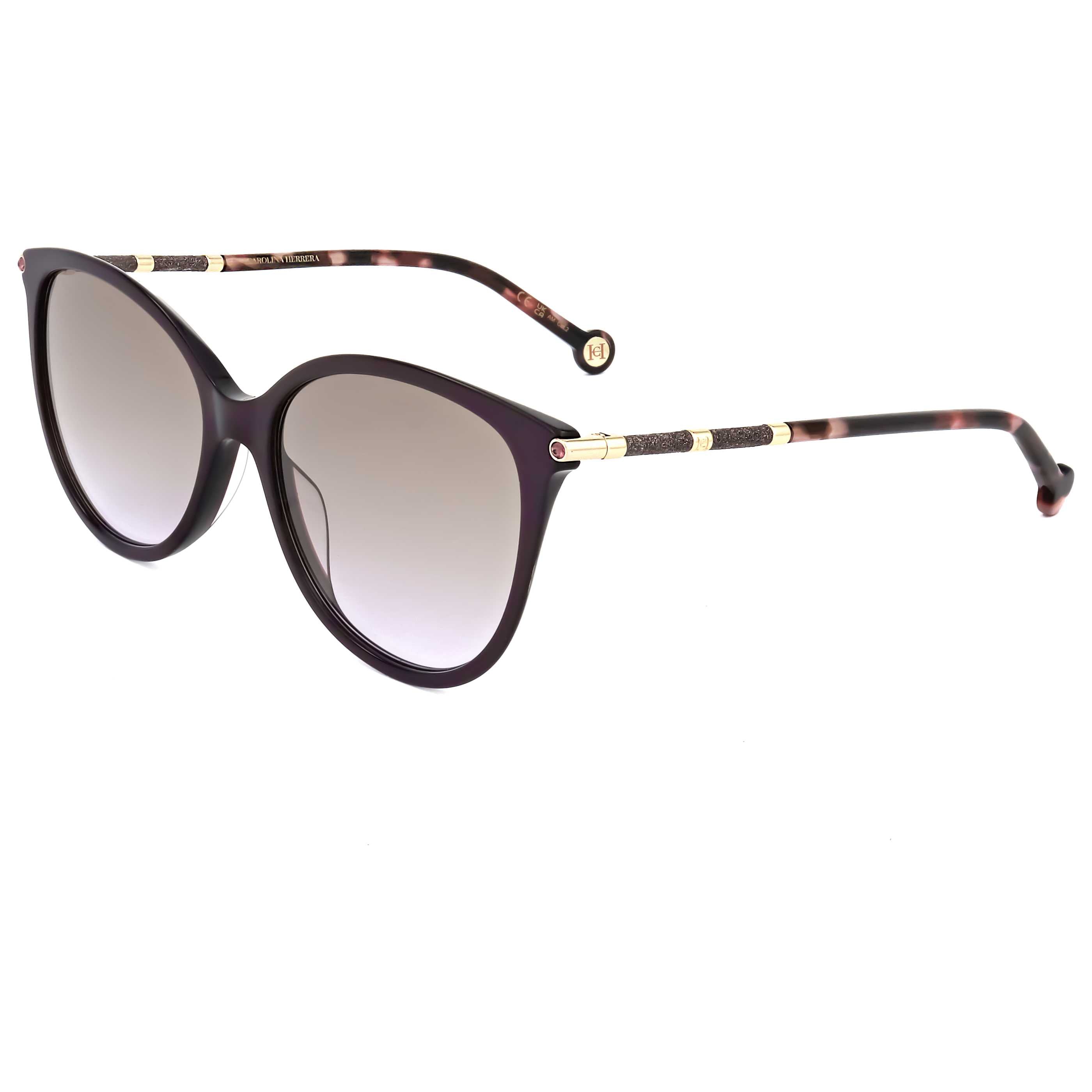 משקפי שמש Carolina Herrera דגם Her0189Gs לנשים 57 מ״מ בצבע Plum זהב