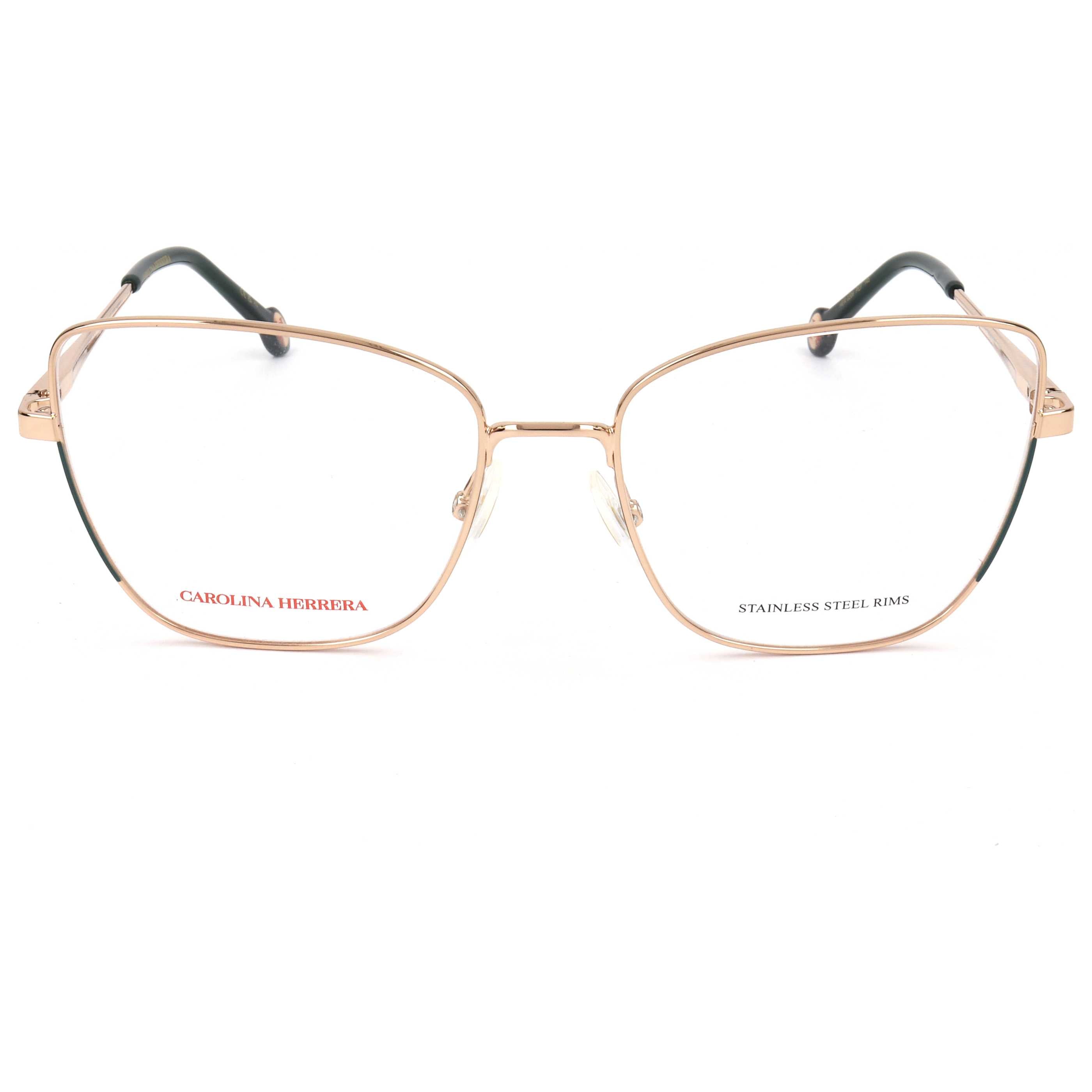 משקפי ראייה Carolina Herrera דגם Her0209 לנשים 56 מ״מ בצבע זהב ירוק