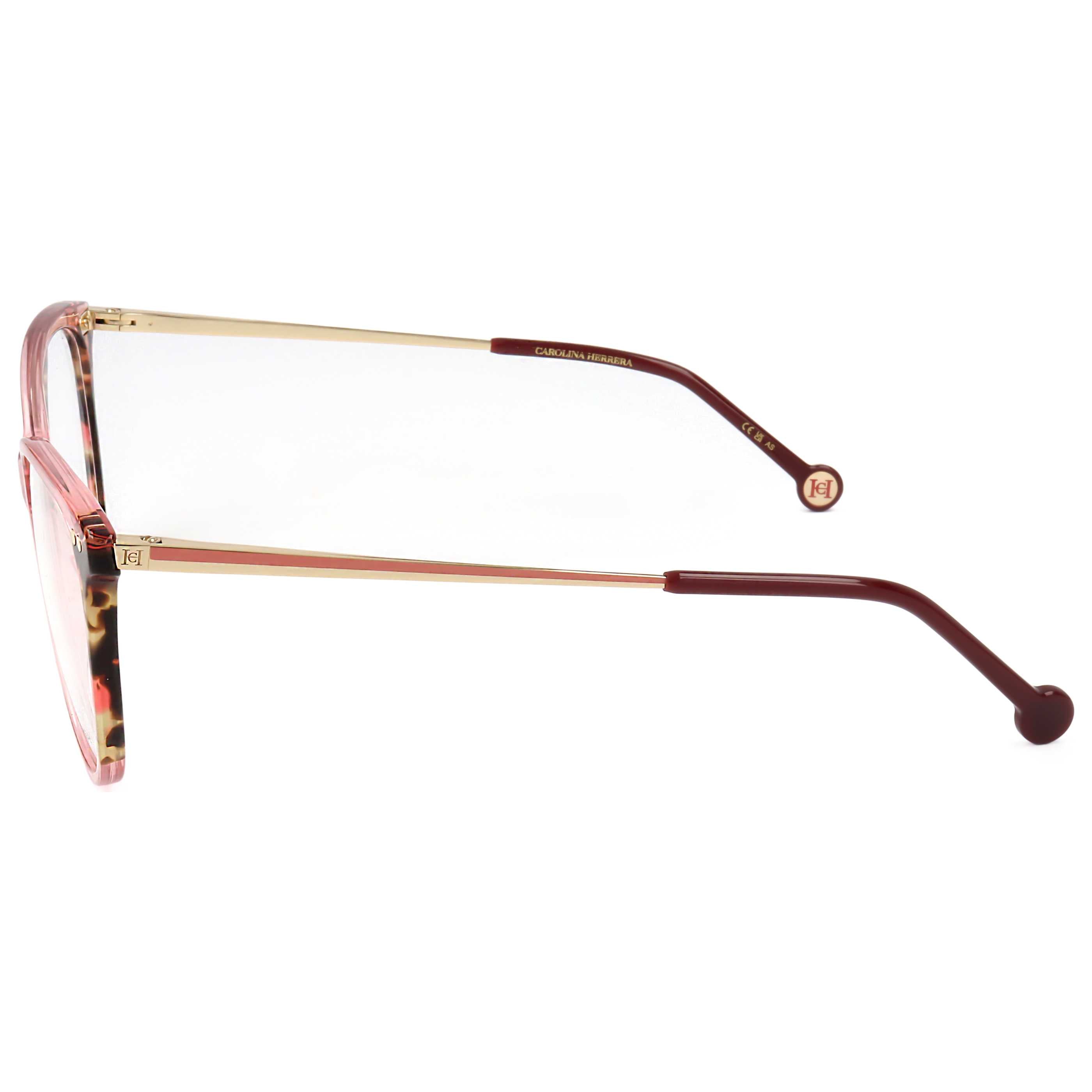 משקפי ראייה Carolina Herrera דגם Her0210 לנשים 54 מ״מ בצבע ורוד הוואנה