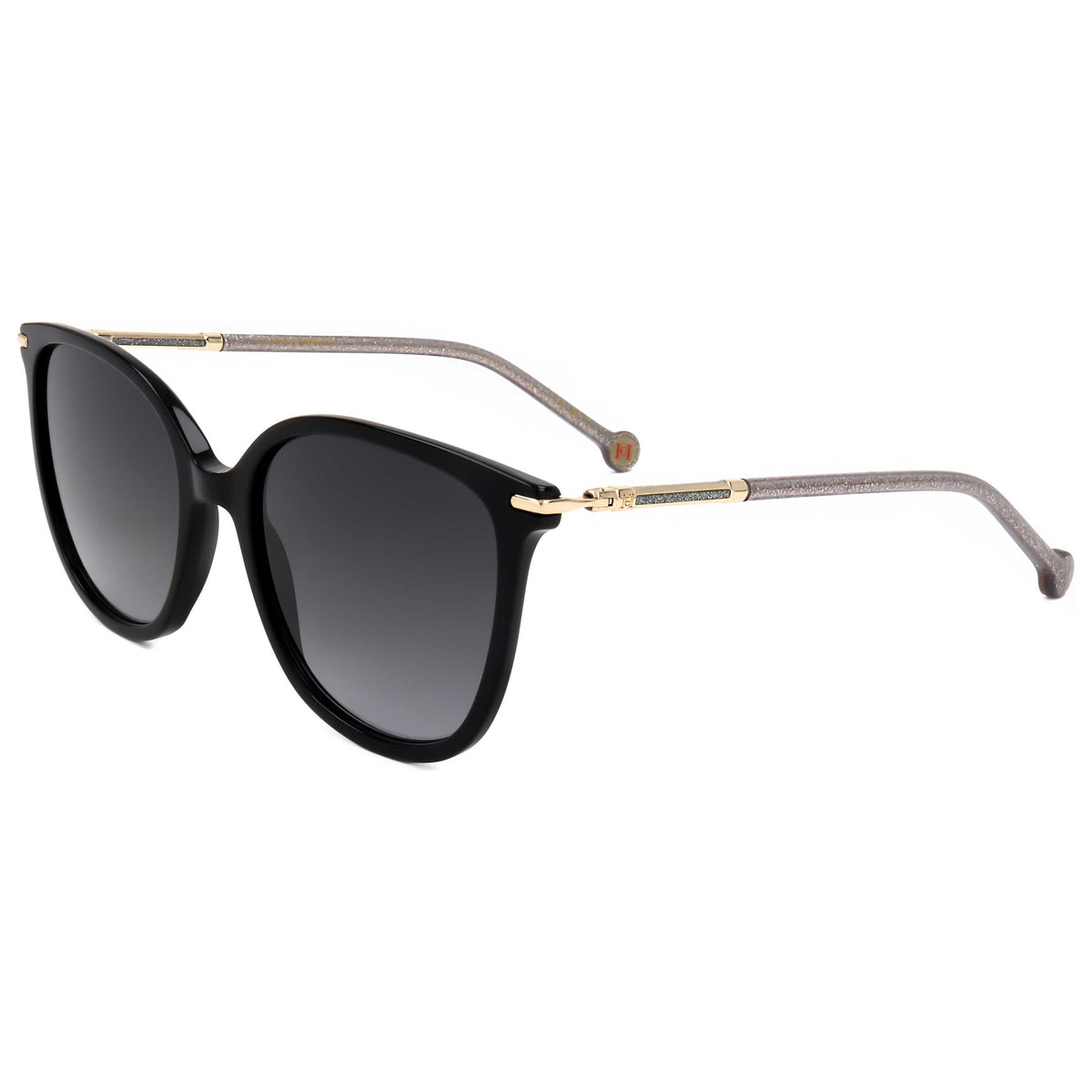 משקפי שמש Carolina Herrera דגם HER0229-S-P9X-55 לנשים 55 מ״מ בצבע Black Glitter Black