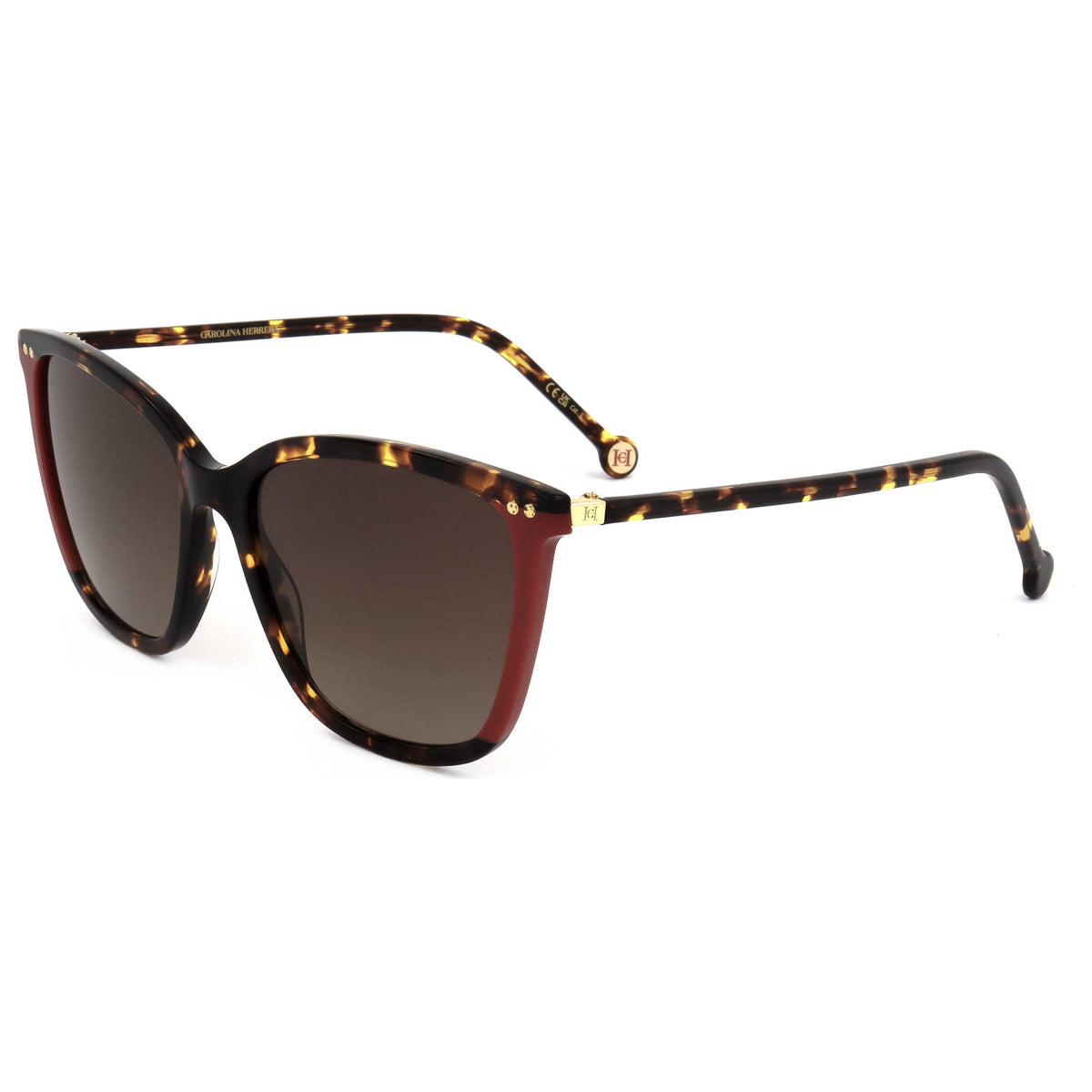 משקפי שמש Carolina Herrera דגם HER0245-S-O63-55 לנשים 55 מ״מ בצבע Havana Red